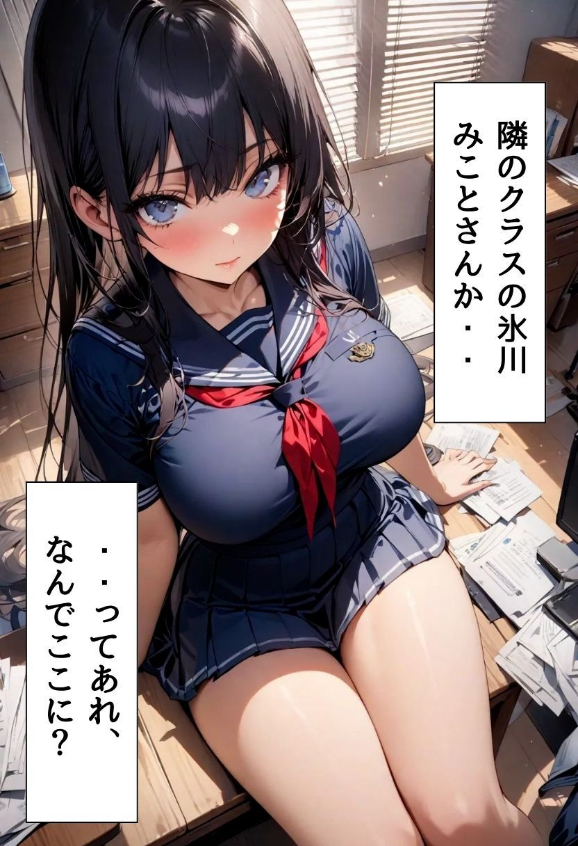 爆乳痴女同級生に筆おろししてもらった話 - サンプル画像 4