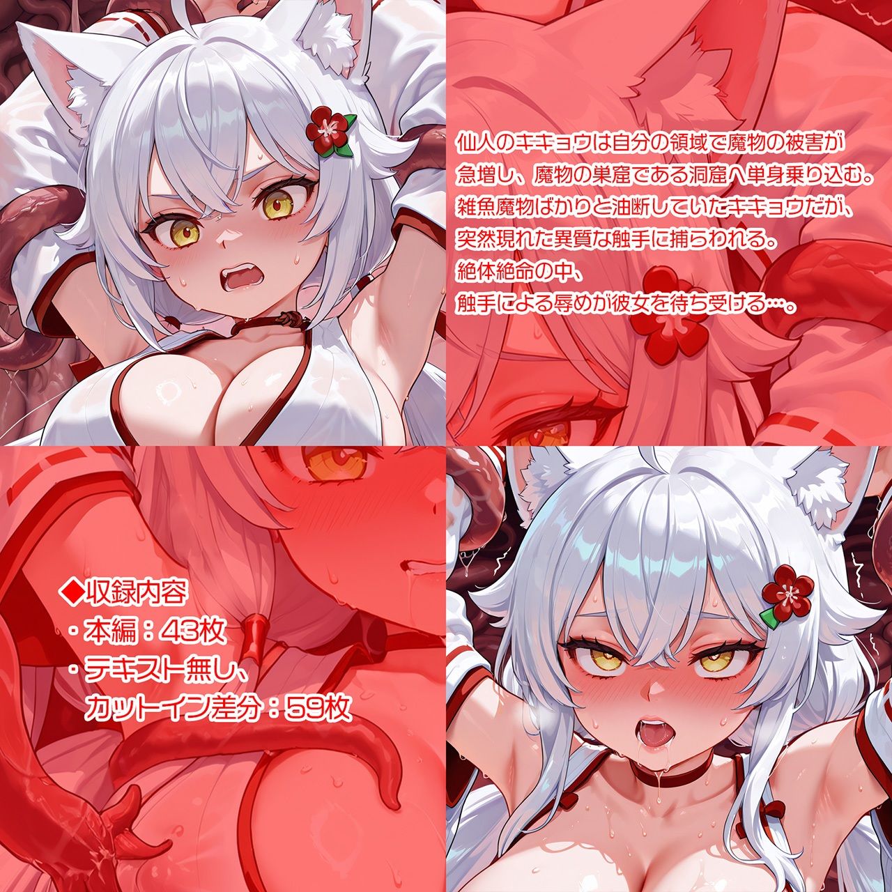 巫女仙人キキョウ 淫蝕のエナジードレイン地獄 - サンプル画像 1