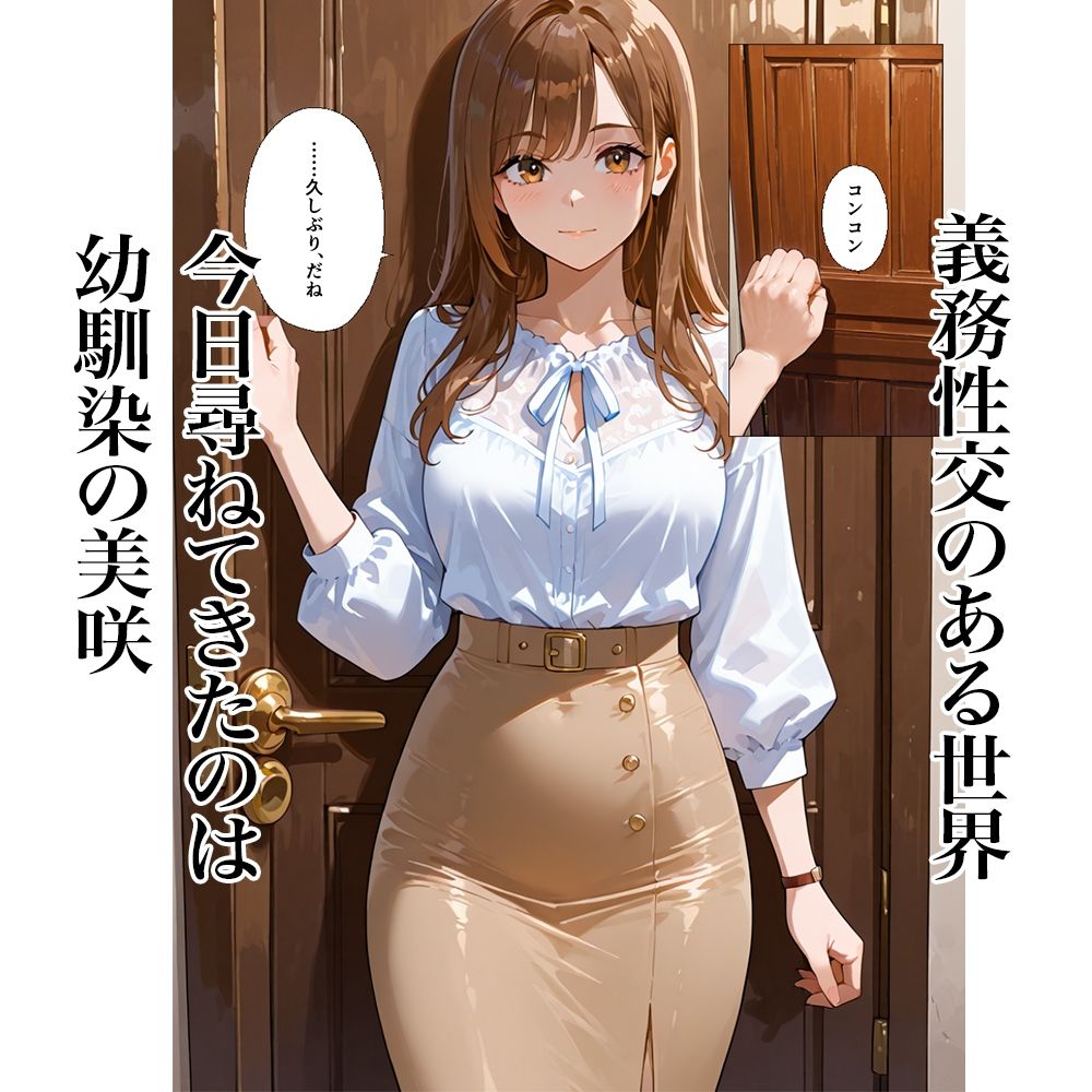 義務性交のある世界 〜今日の割り当ては幼馴染〜 - サンプル画像 1