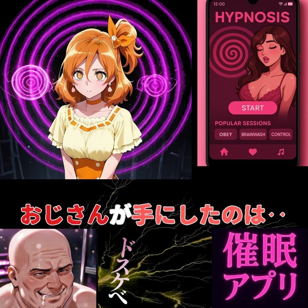 キュアパインちゃん洗脳アプリ‥おじさんの性処理人形 - サンプル画像 1