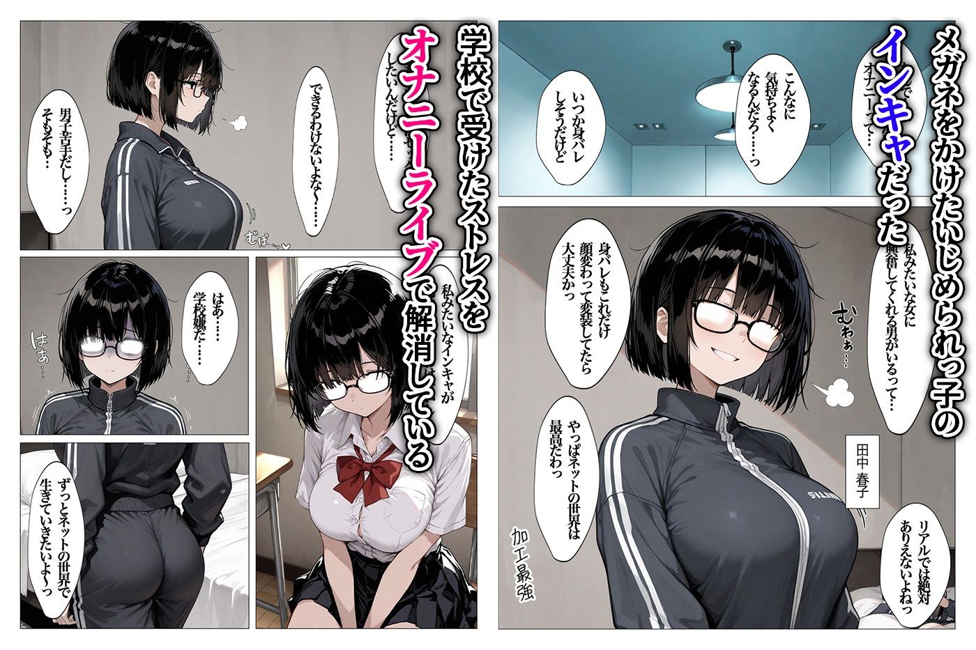 インキャのエロ動画配信がクラスの男子にばれちゃいました - サンプル画像 2