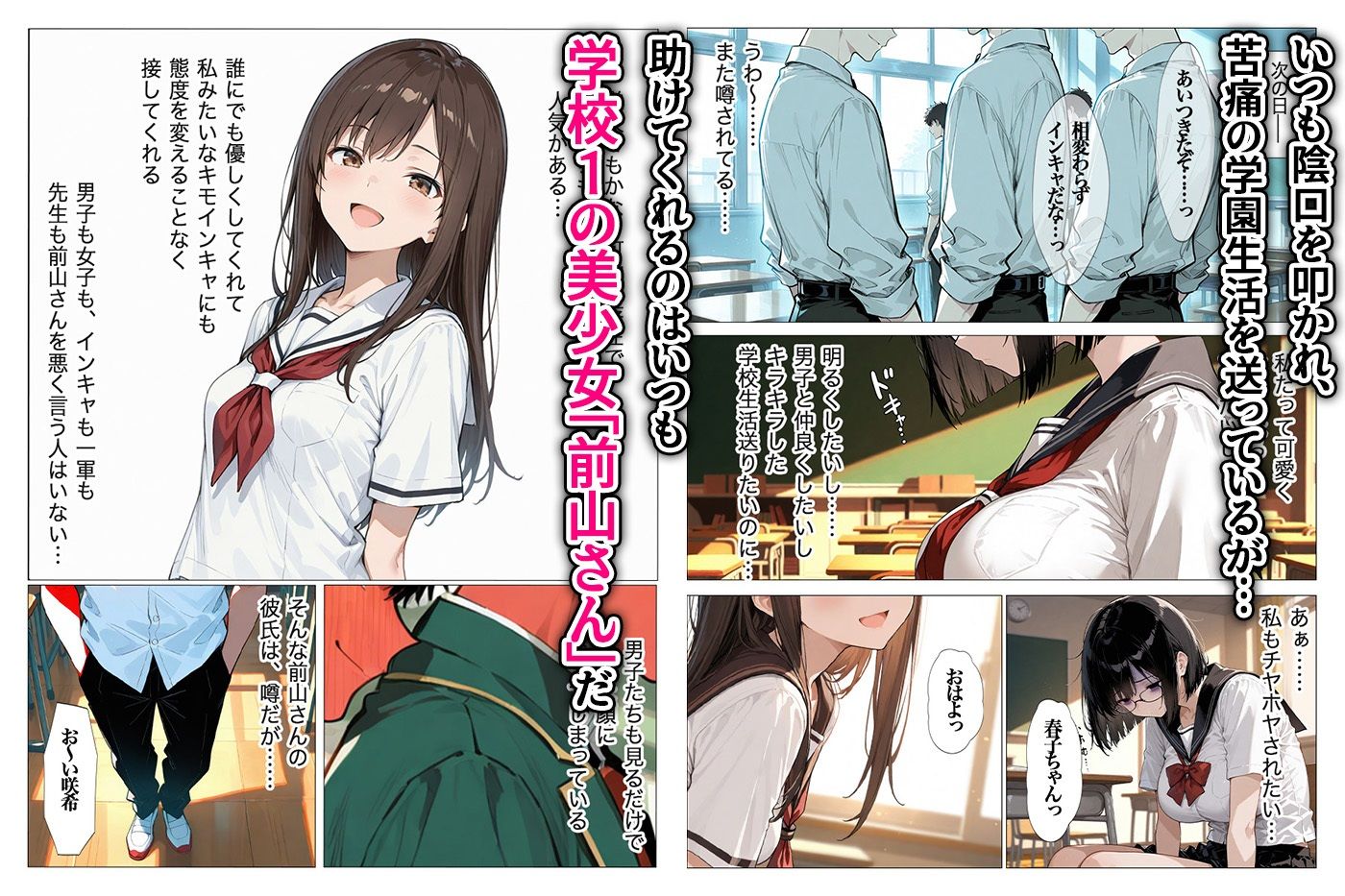 インキャのエロ動画配信がクラスの男子にばれちゃいました - サンプル画像 3