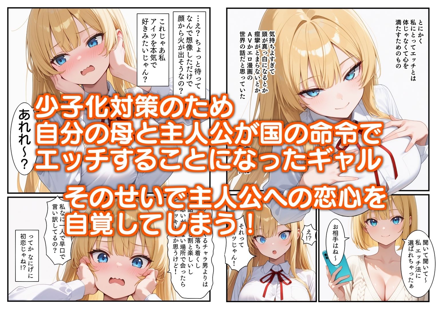 クラスのギャルとママ（33）で種付け親子丼 - サンプル画像 1