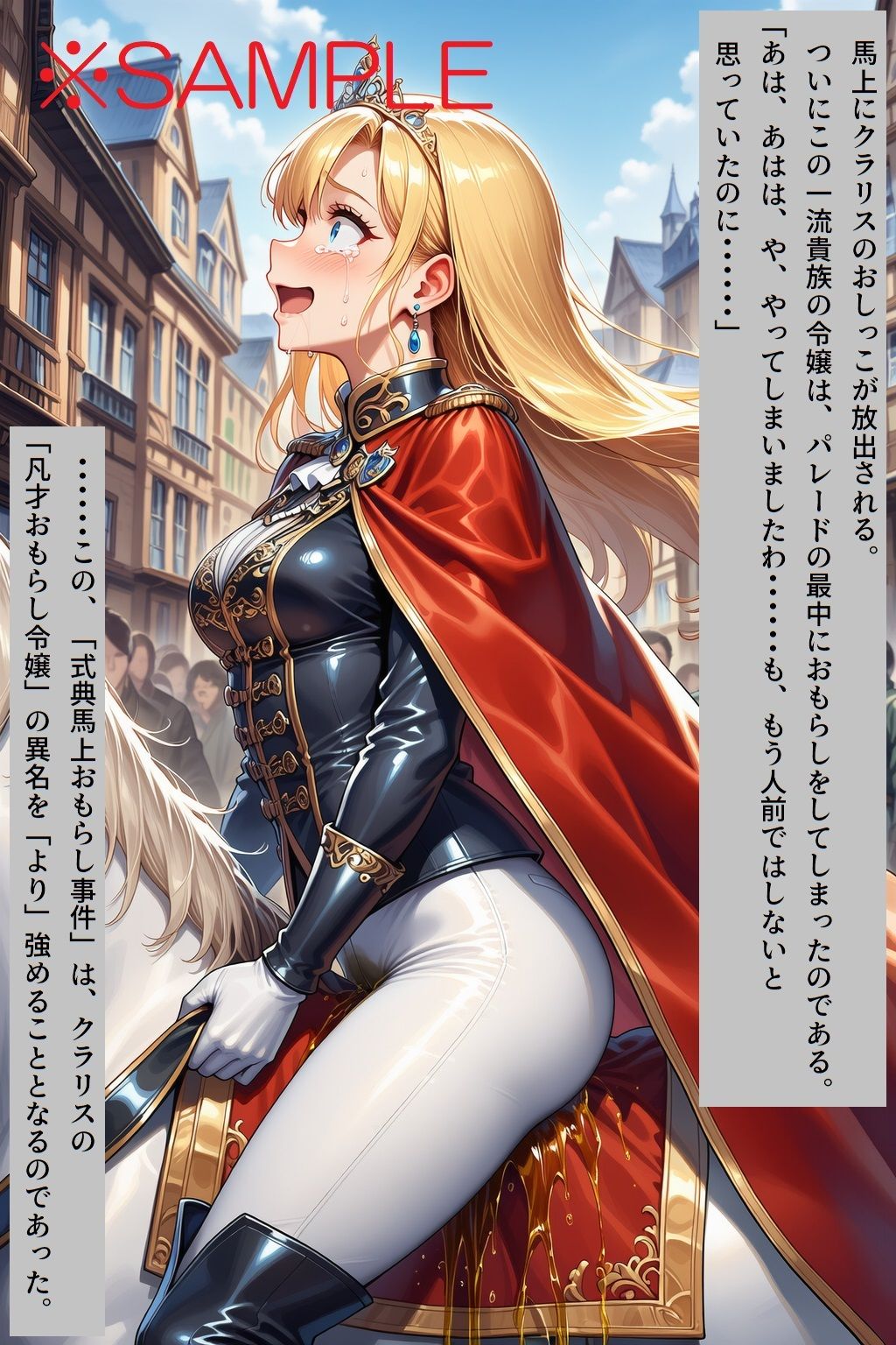 【AIイラスト＋少しSS】貴族令嬢クラリスの黄金溢れる生い立ち - サンプル画像 2