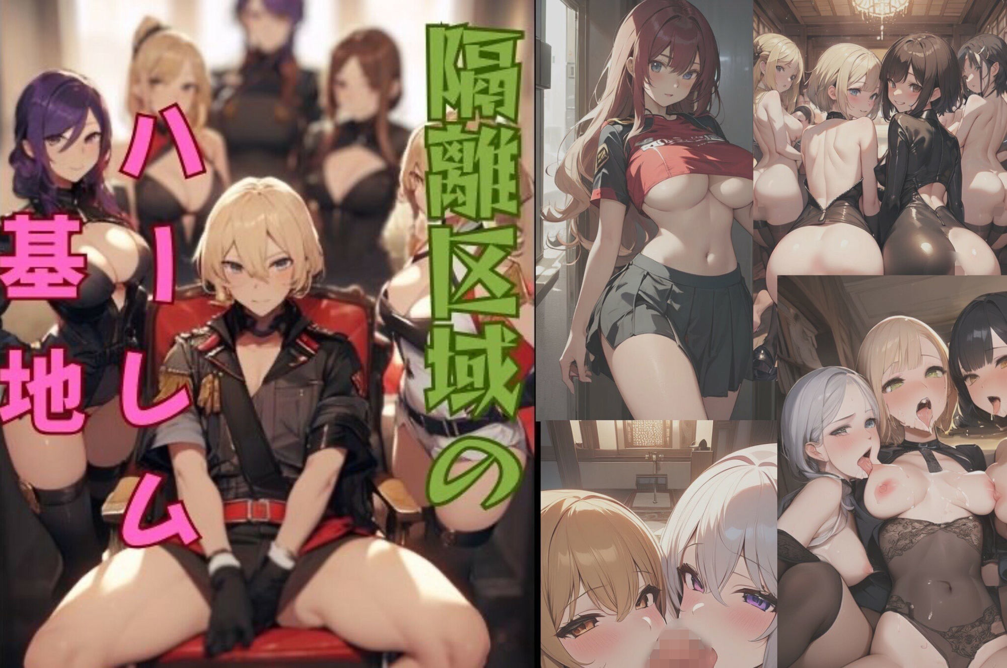 隔離区域のハーレム基地 - サンプル画像 1