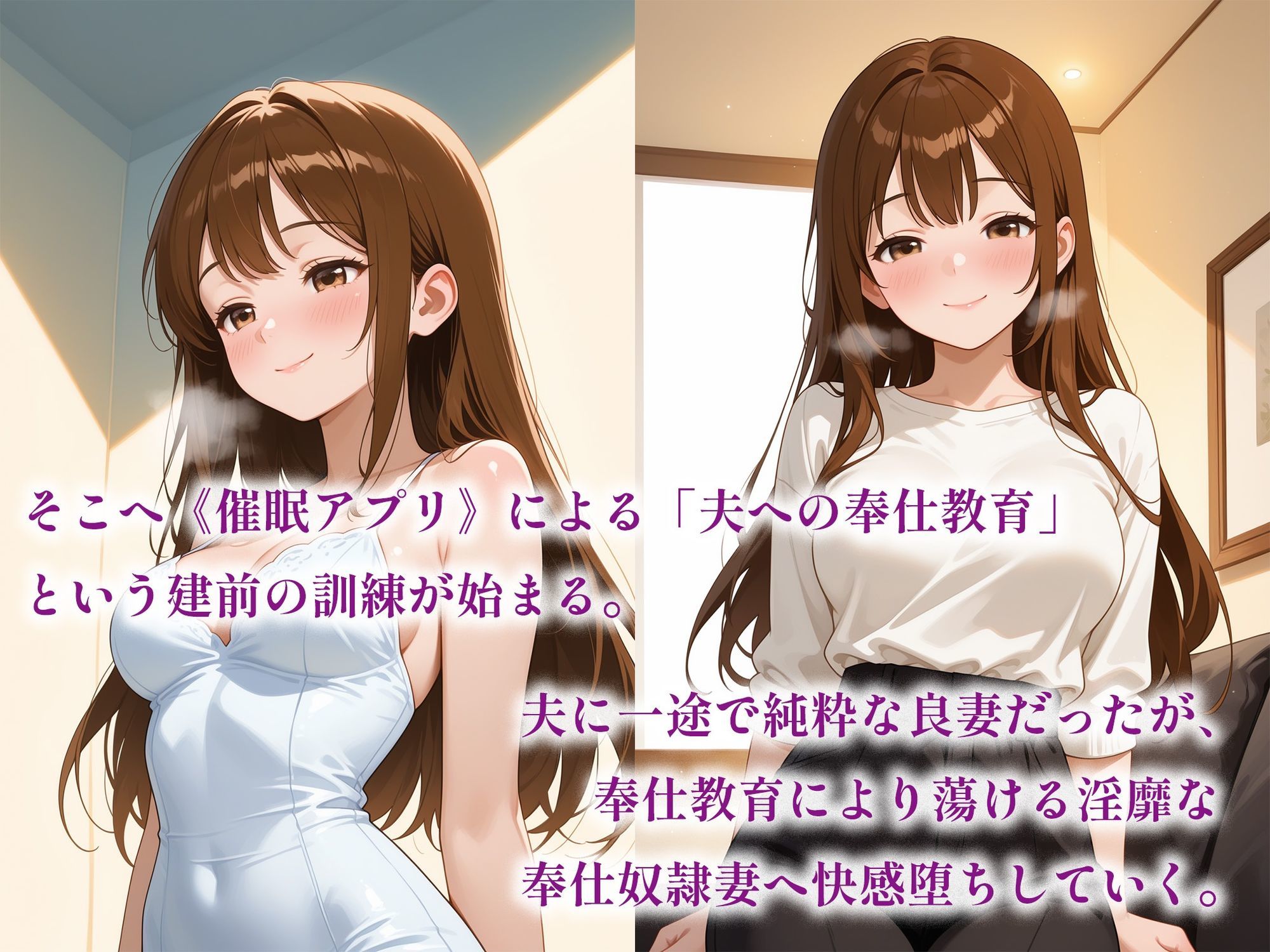 催●アプリで堕ちる清楚系人妻 〜純白の貞淑妻が快感奉仕奴●へ堕ちるまで〜 - サンプル画像 2