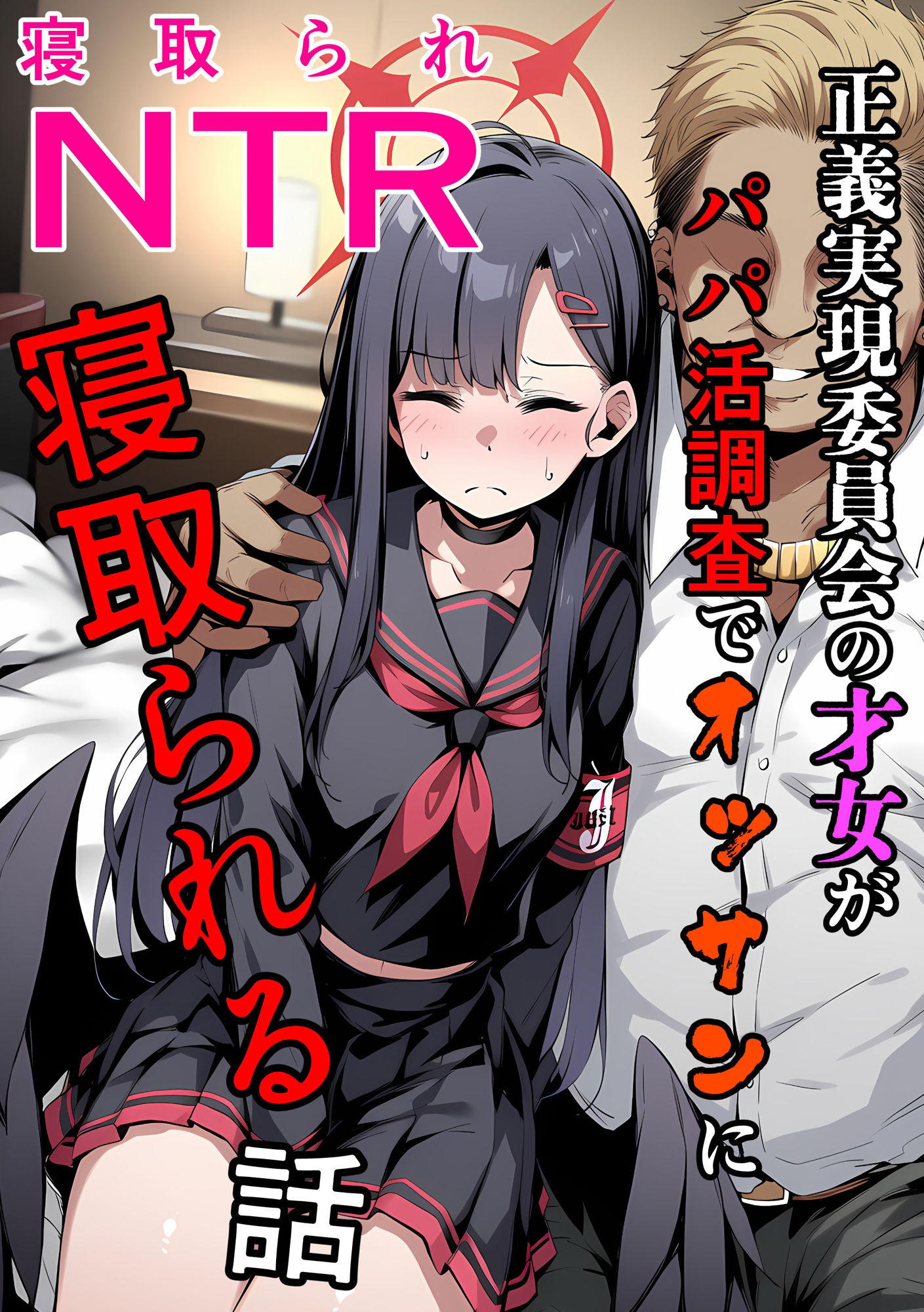正義実現委員会の才女がパパ活おじさんに寝取られる話 - サンプル画像 1