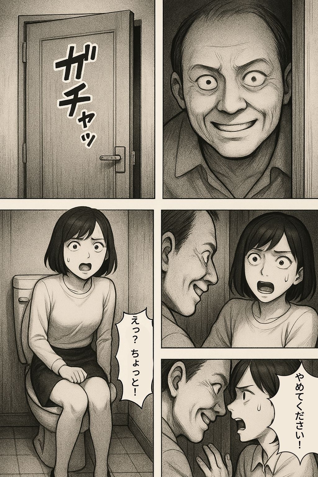 ボロアパートの住人（キモ男、痺れ薬） - サンプル画像 4