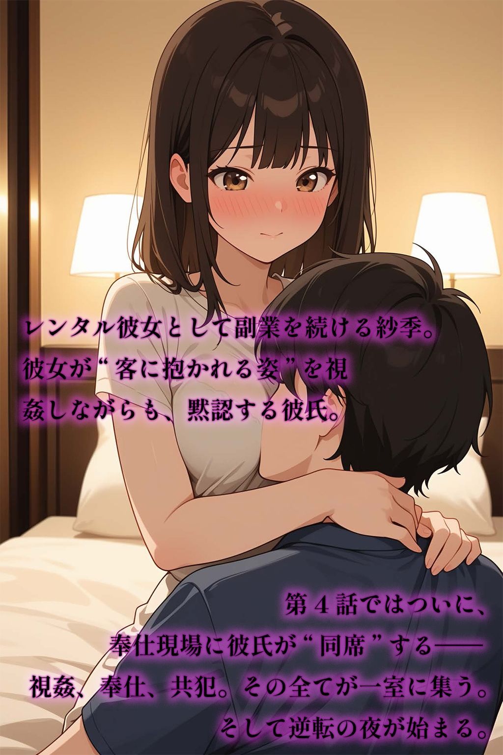 レンカノNTR 〜俺の彼女が堕ちる夜〜 第四話 - サンプル画像 1