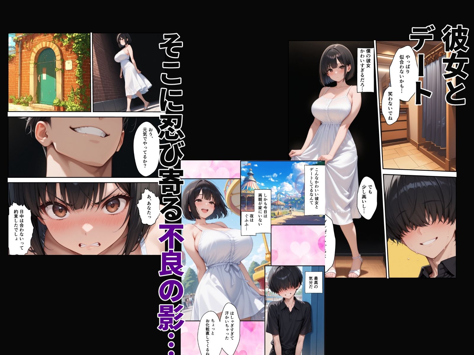 ボクを守るために不良の性奴●になっても絶対に堕ちないカノジョ3 - サンプル画像 7