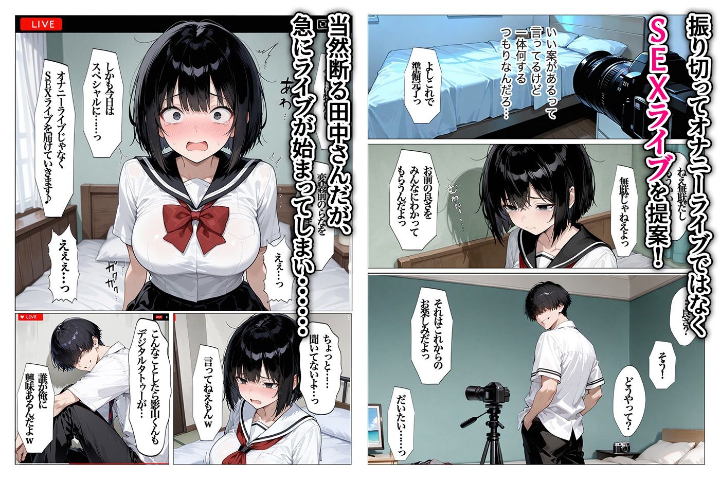 爆乳発情女子校生 底なしの制欲をライブ配信で見せつける 全113P - サンプル画像 5