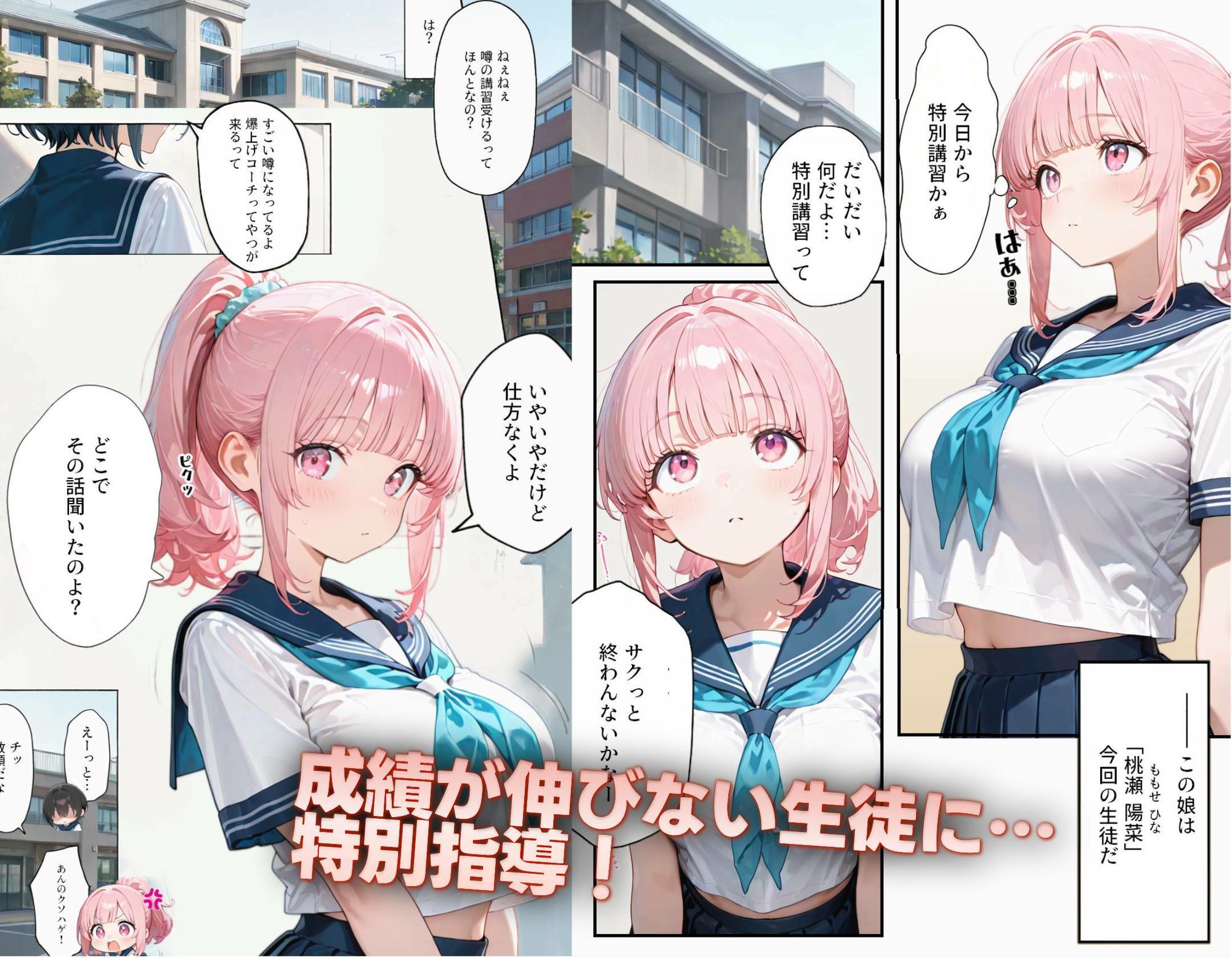 生意気水泳ガール 特別指導 - サンプル画像 1