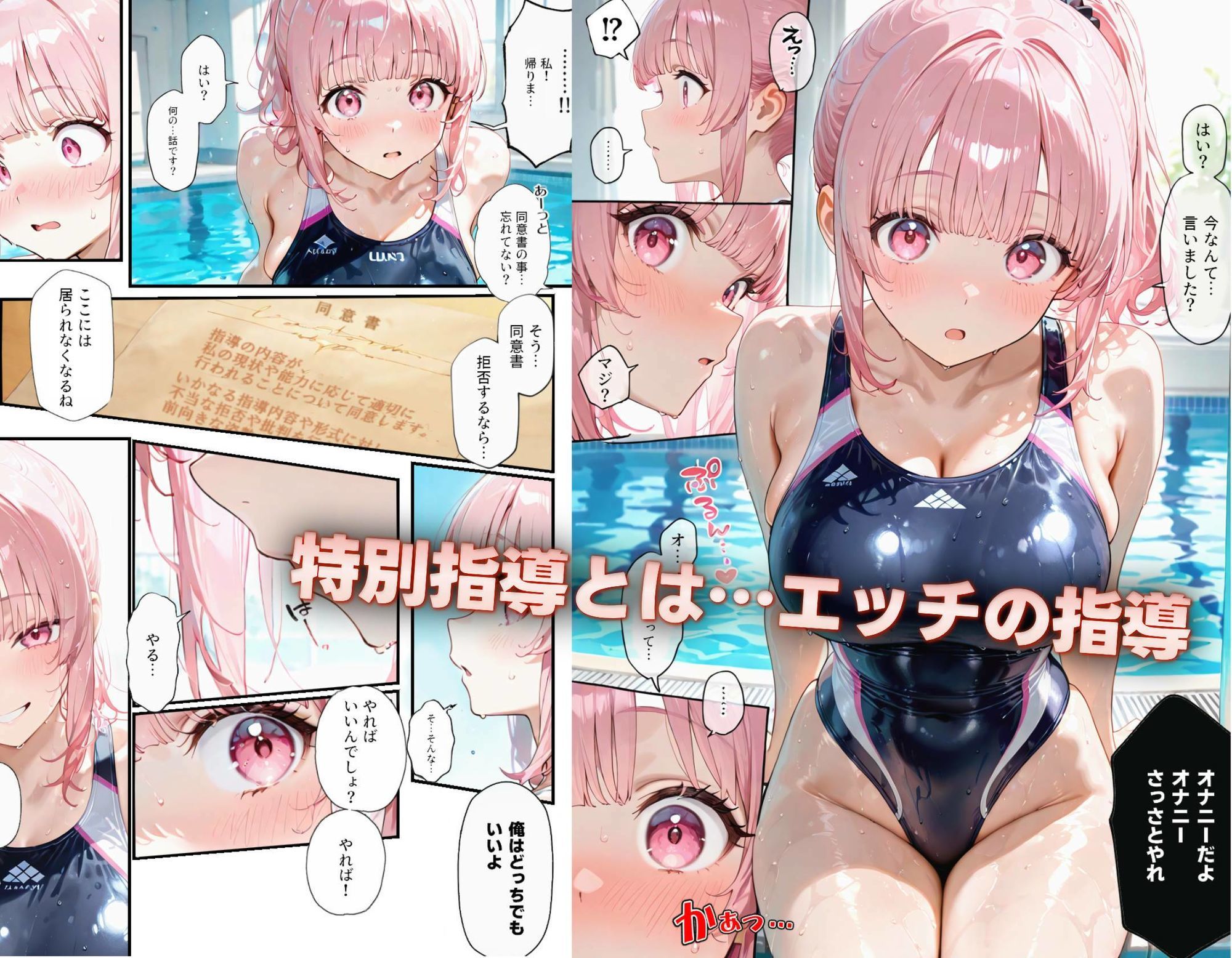 生意気水泳ガール 特別指導 - サンプル画像 2