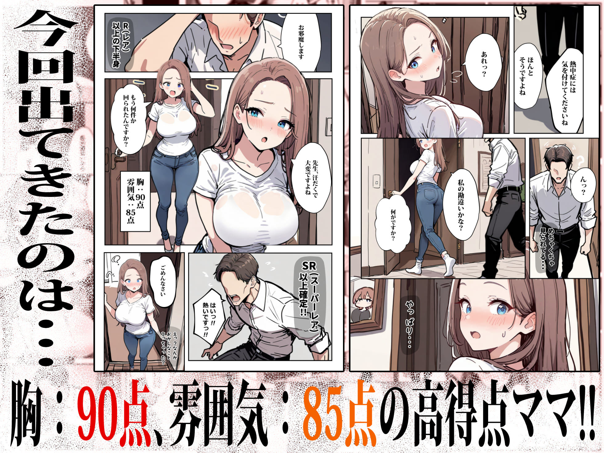 1/100の確率で当たる人妻ガチャで神スキル持ちのデカパイ主婦はSSR - サンプル画像 4
