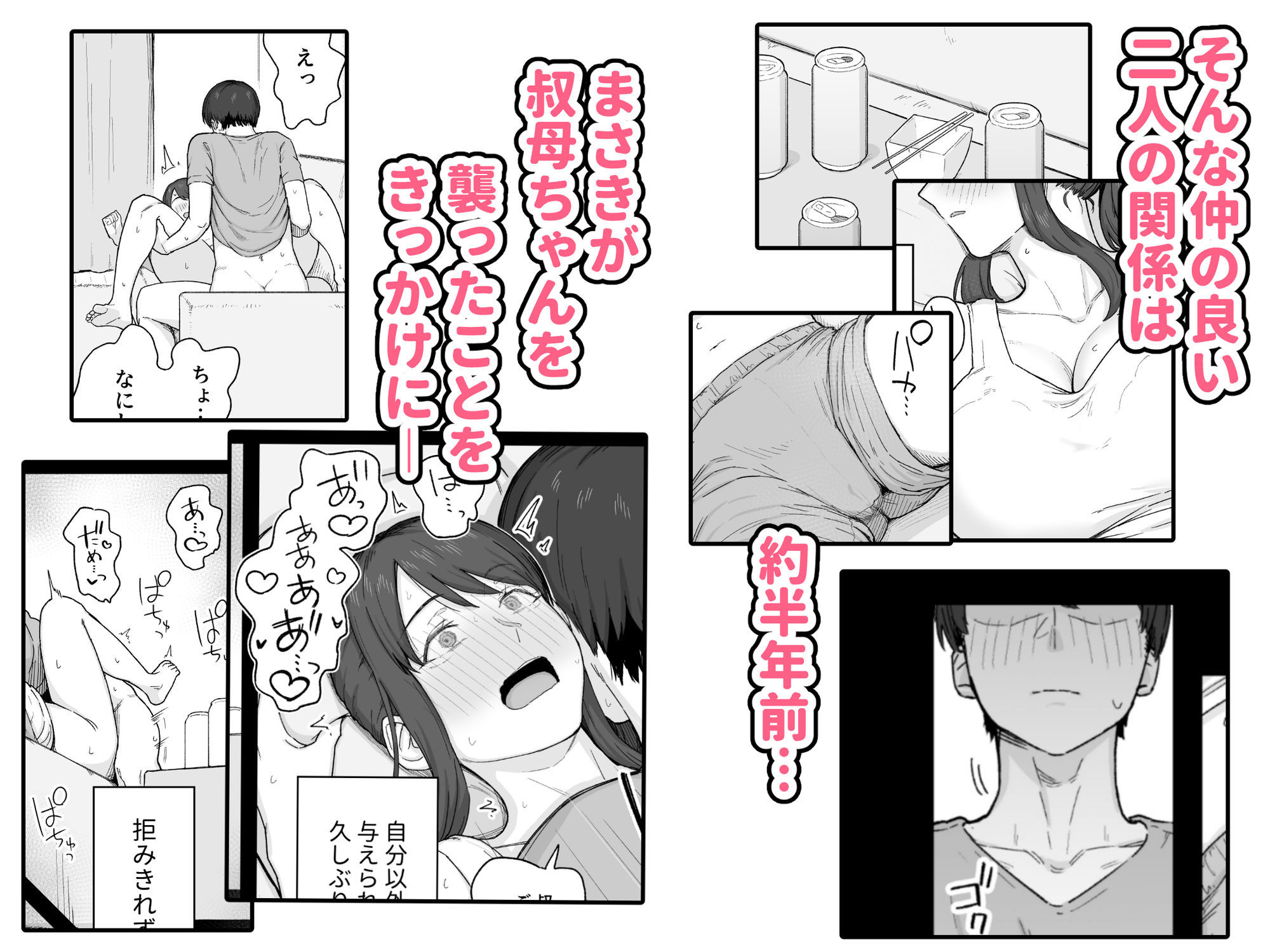 夕飯のあとは叔母ちゃんと… - サンプル画像 3