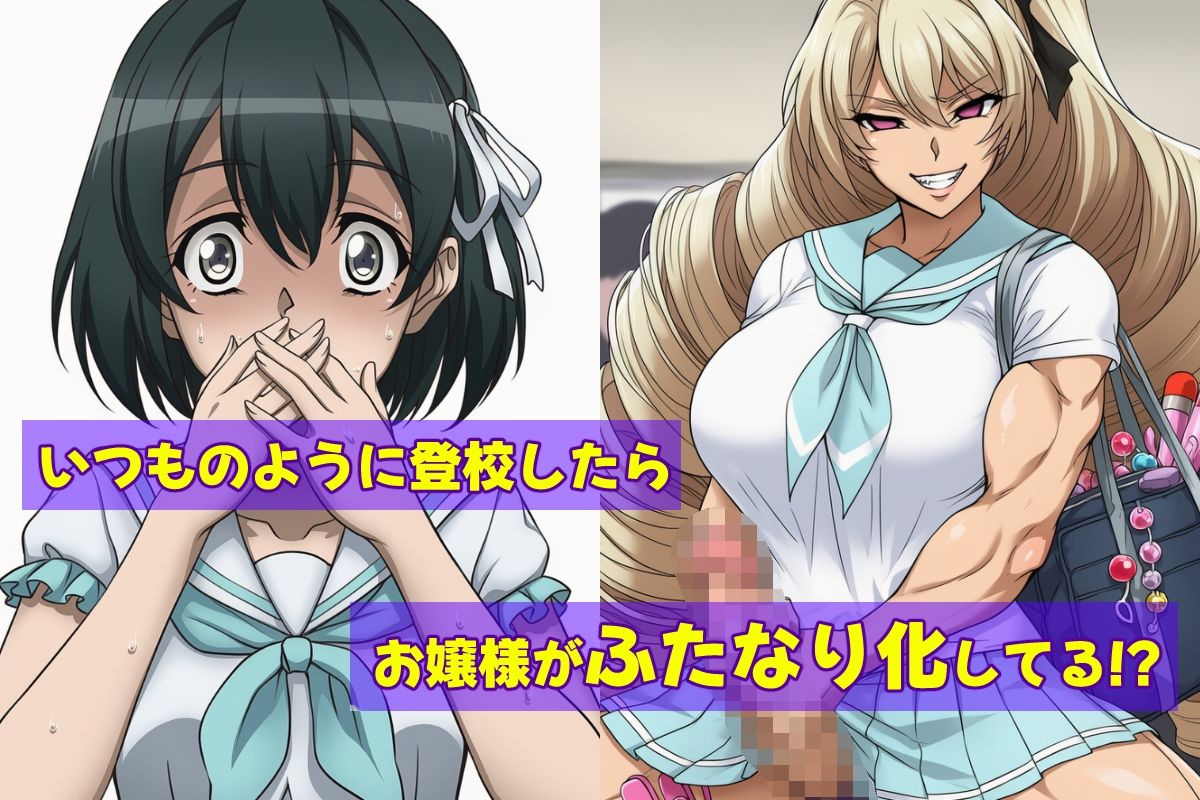 ふたなり洗脳改造〜JK悪堕ち編〜 - サンプル画像 1