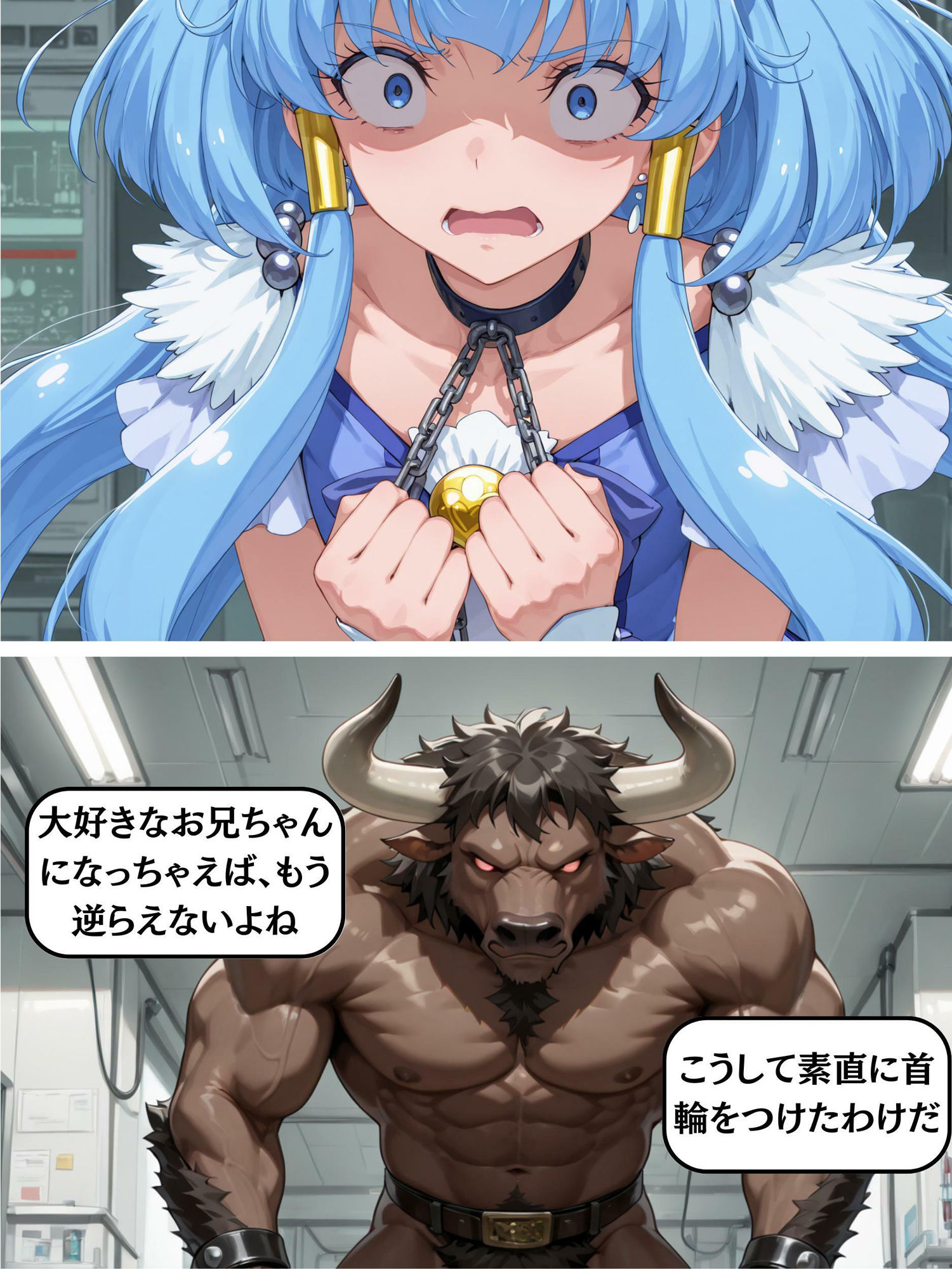 キュアビュ〇ティー vs ミノタウロス 敗北凌〇 - サンプル画像 5