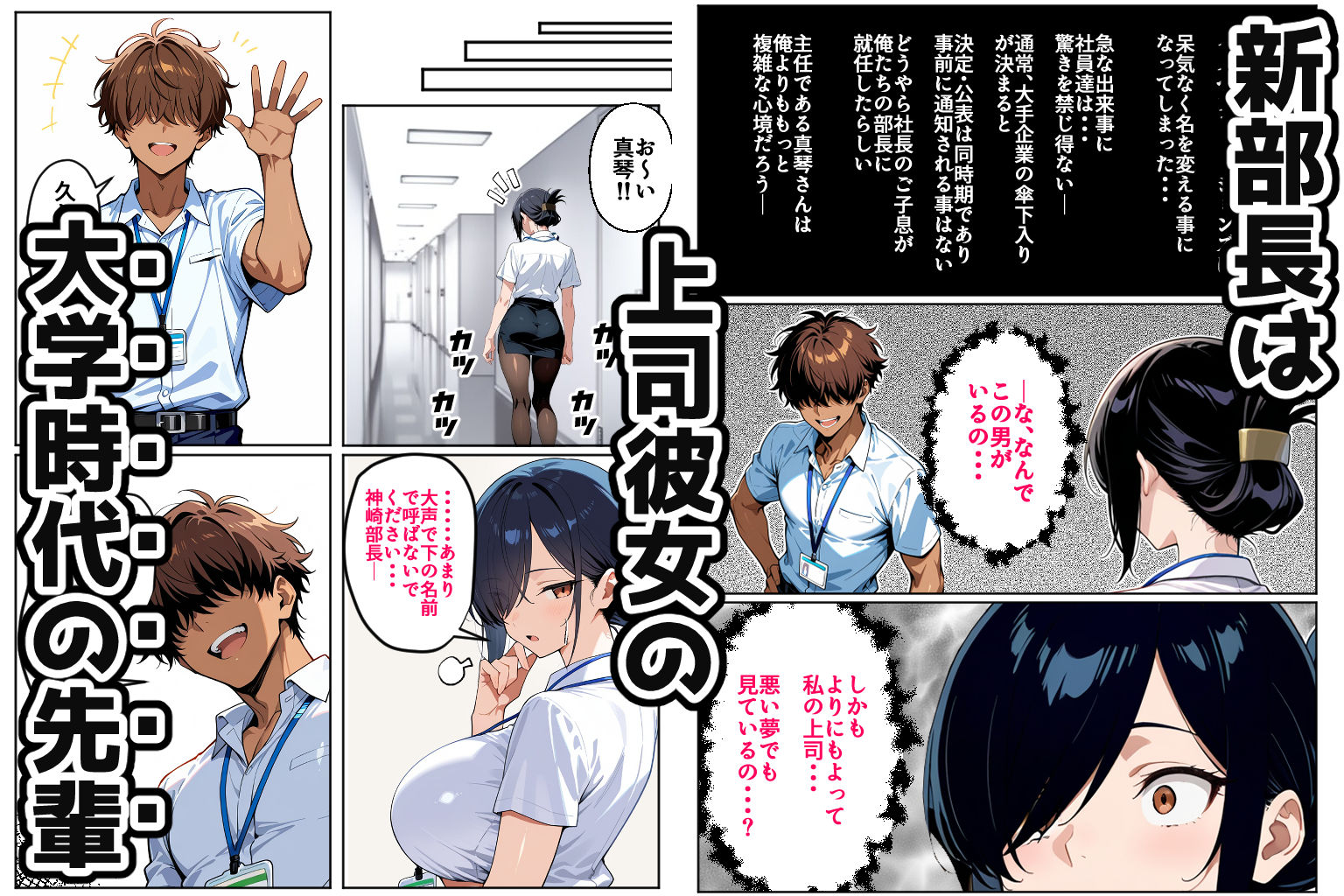 上司彼女が堕ちるまで（NTRカラーコミック195p） - サンプル画像 7