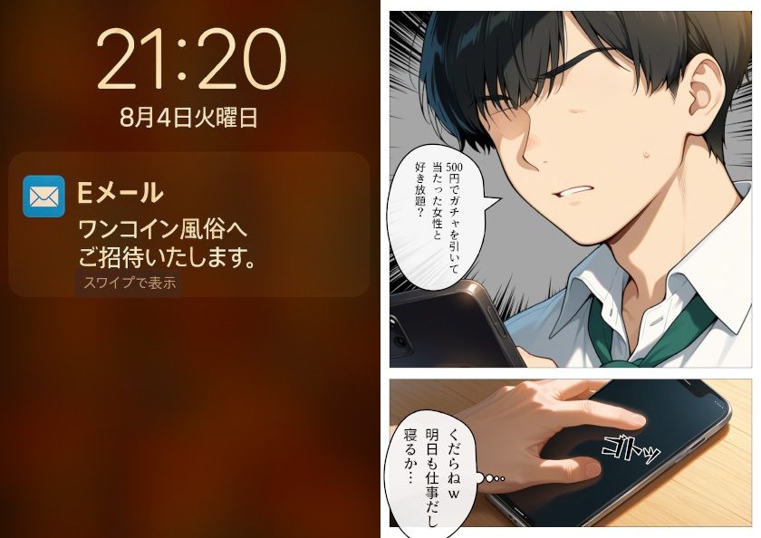 ワンコイン風俗 〜ガチャで引いたSSR美女を好き放題〜 - サンプル画像 2