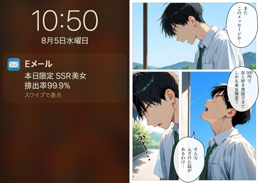 ワンコイン風俗 〜ガチャで引いたSSR美女を好き放題〜 - サンプル画像 4