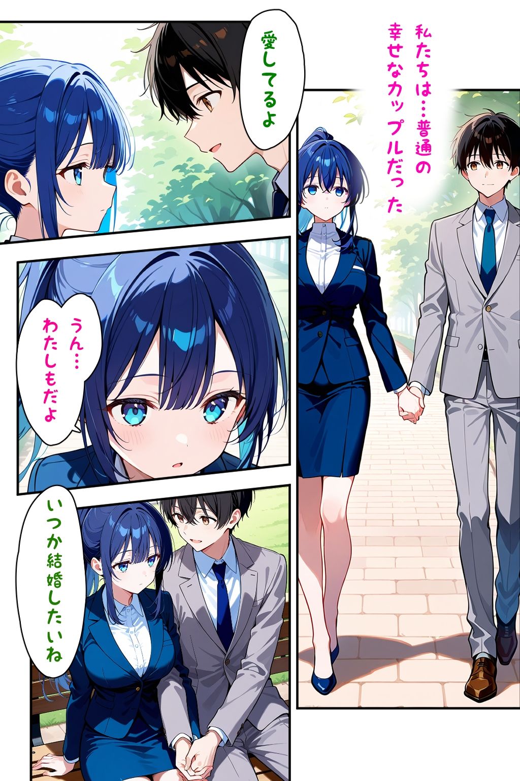 一夜の過ちから心も寝取られたOLの彼女 - サンプル画像 1
