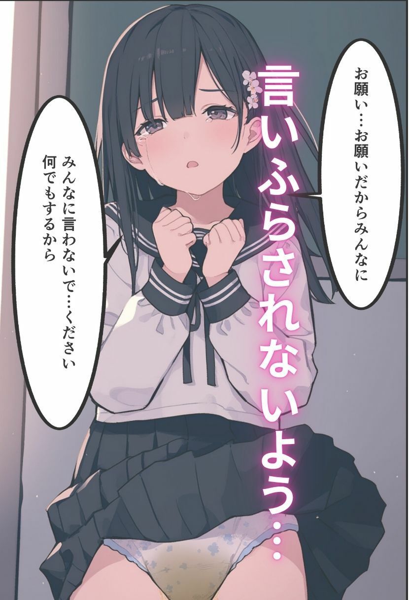 好きな人とのデート中に漏らしてしまった女子校生がクラスの女子に脅されて放課後オナニー強要される話 - サンプル画像 8