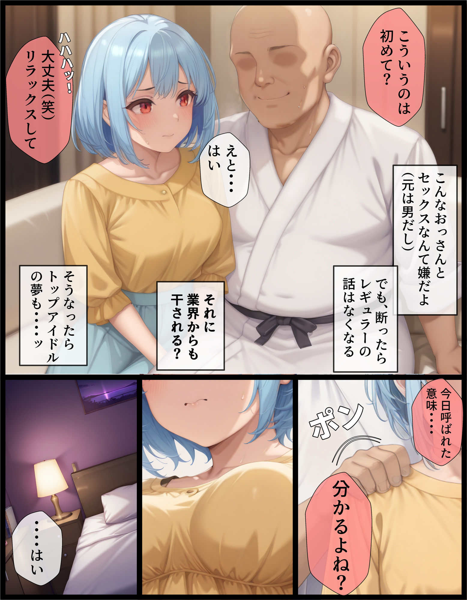 TSしてシたいこと〜トップアイドルになりたくて枕営業で快楽堕ちする話〜 - サンプル画像 2