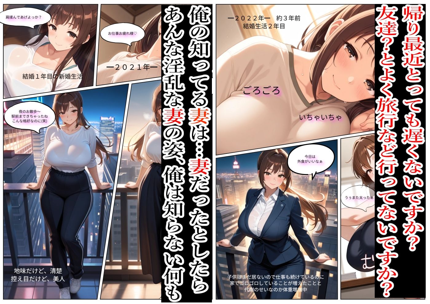 人妻NTR陥落街 - サンプル画像 6