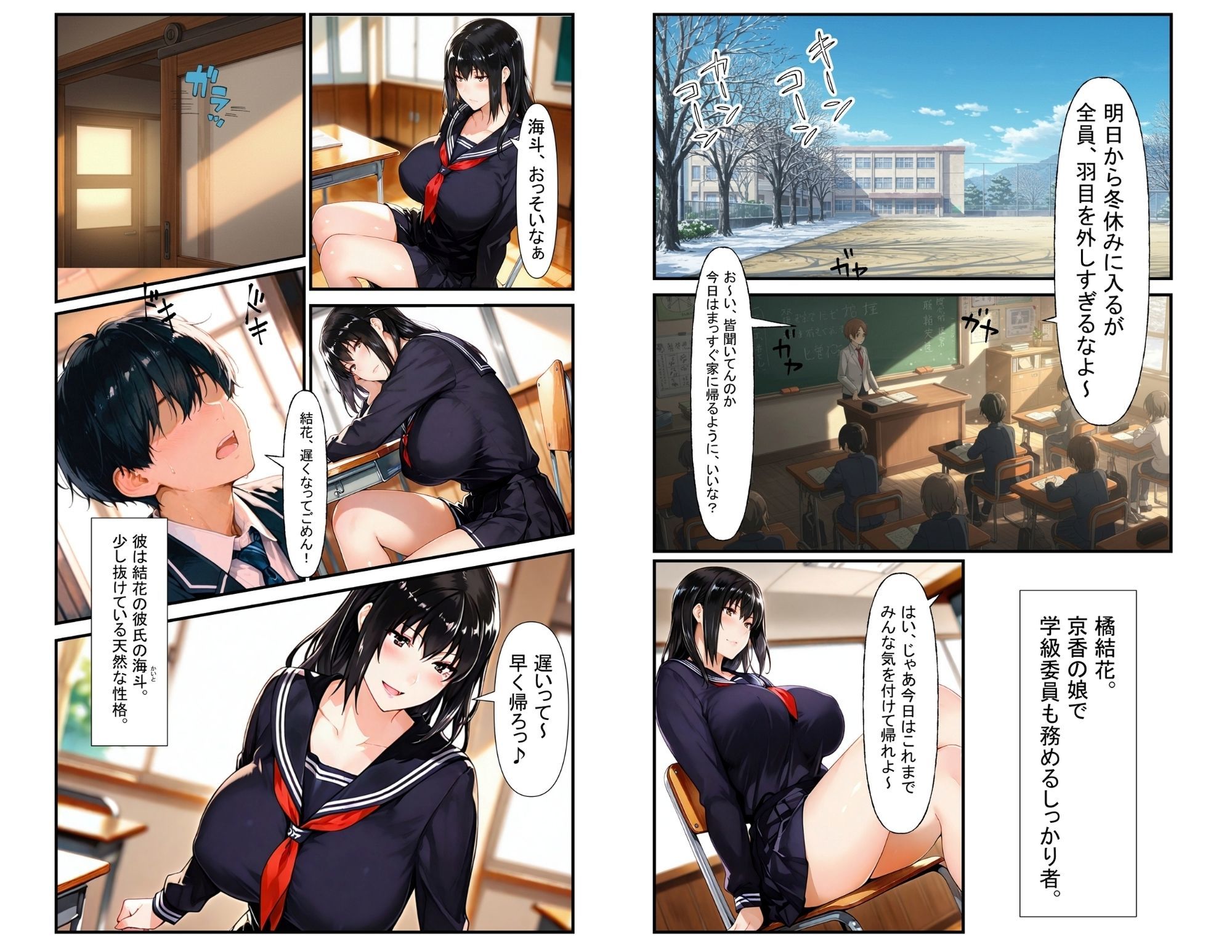 橘京香NTR事情  断りきれずに娘の彼氏と中出し - サンプル画像 3