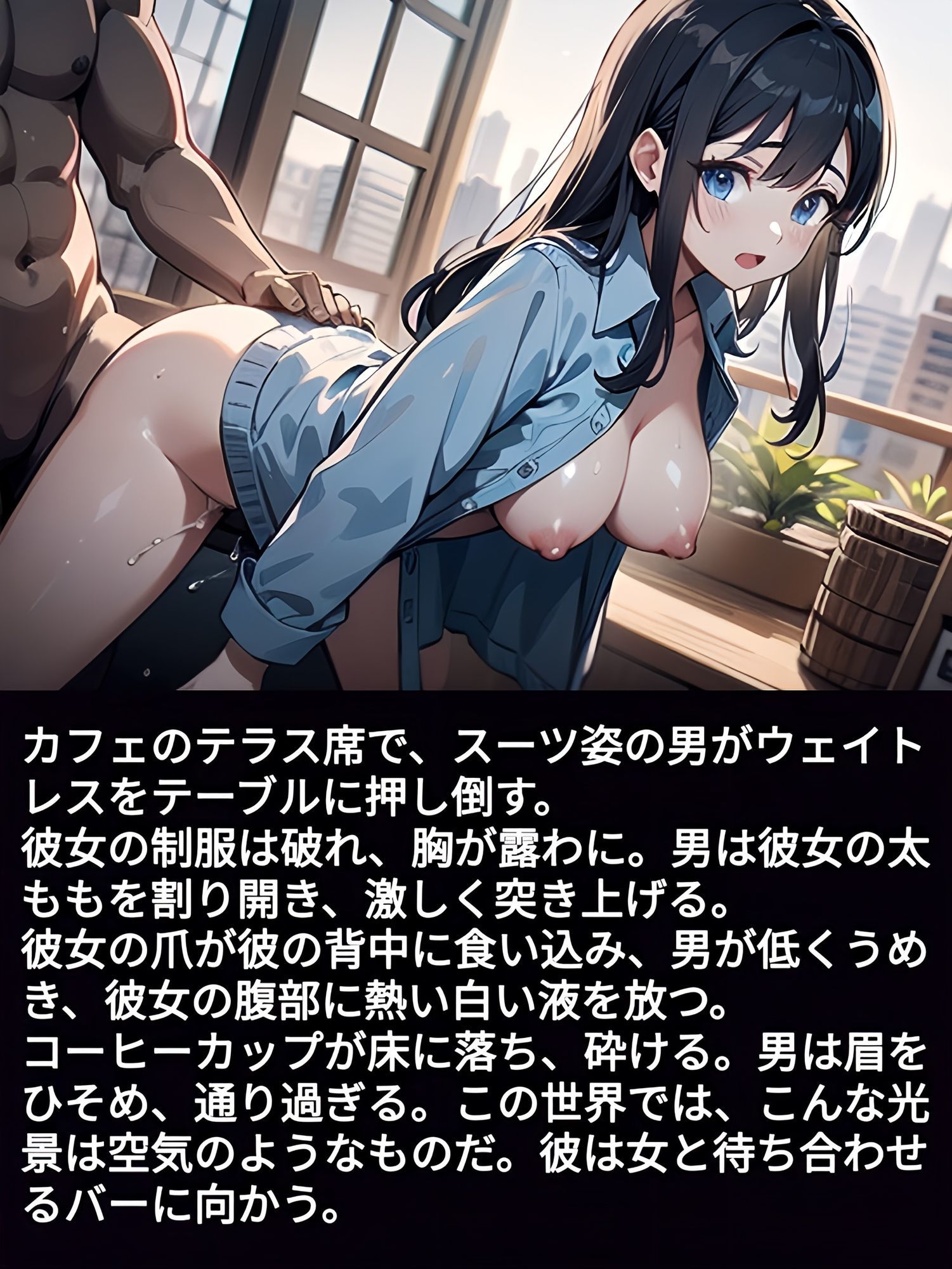 町中でどこでもエッチしちゃうウイルス発生？！ - サンプル画像 3