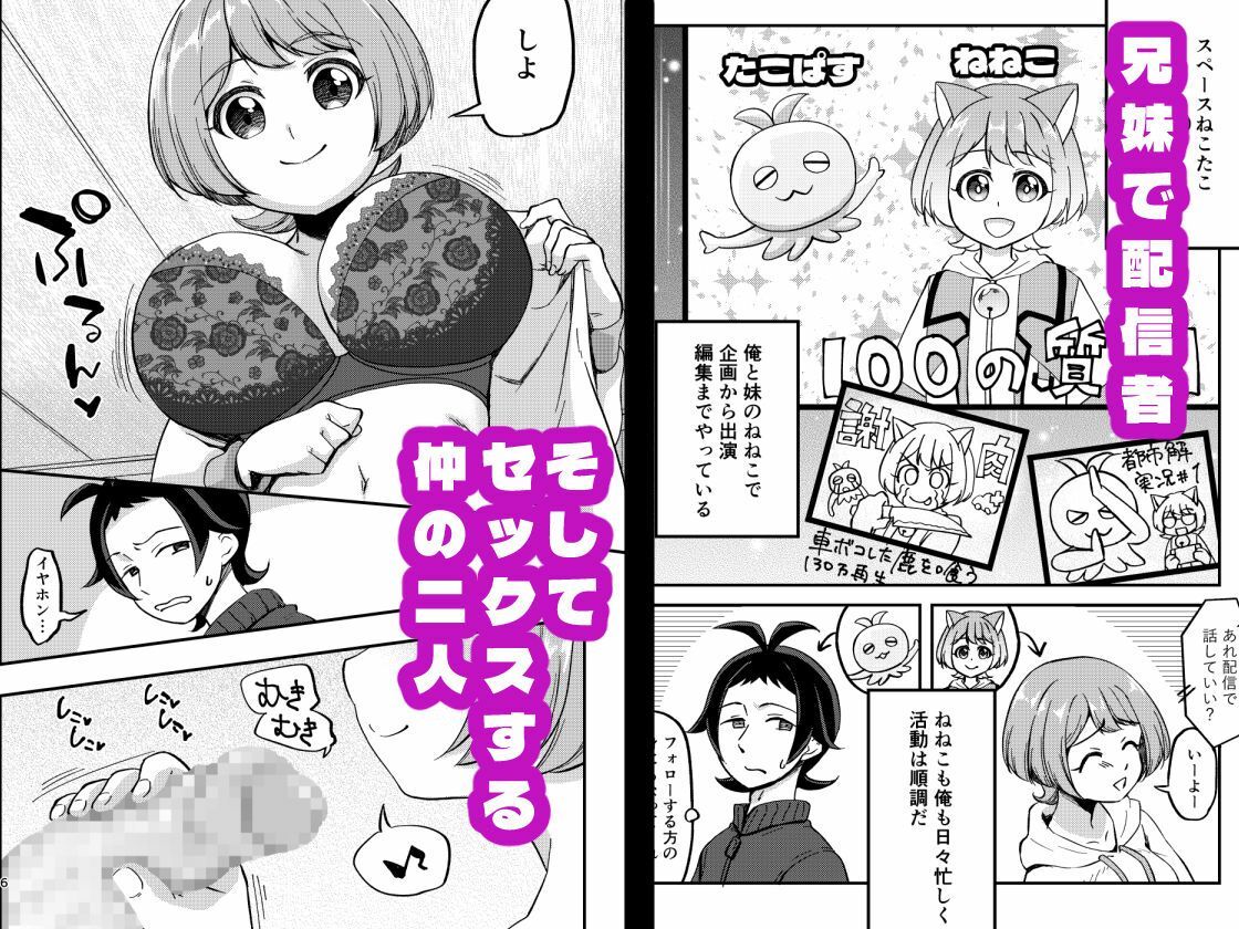 【検証】兄妹配信者ならセックス中に逆凸来ても対応できる説 - サンプル画像 1