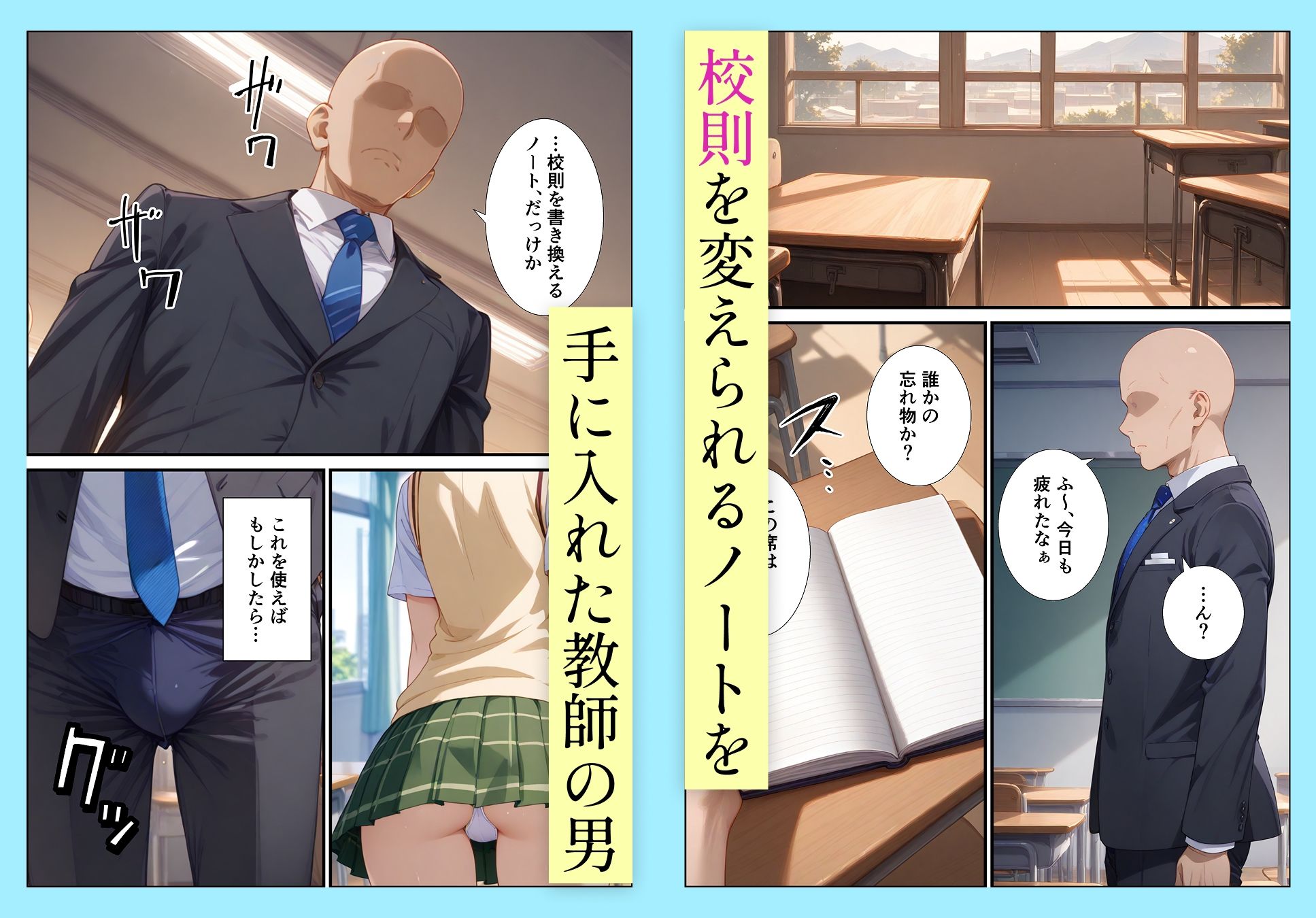 校則改変ハーレム計画 - サンプル画像 1