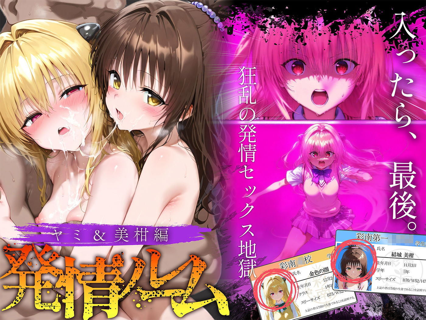 発情ルーム ヤミ＆美柑編 その部屋は絶対に入ってはいけない― - サンプル画像 8