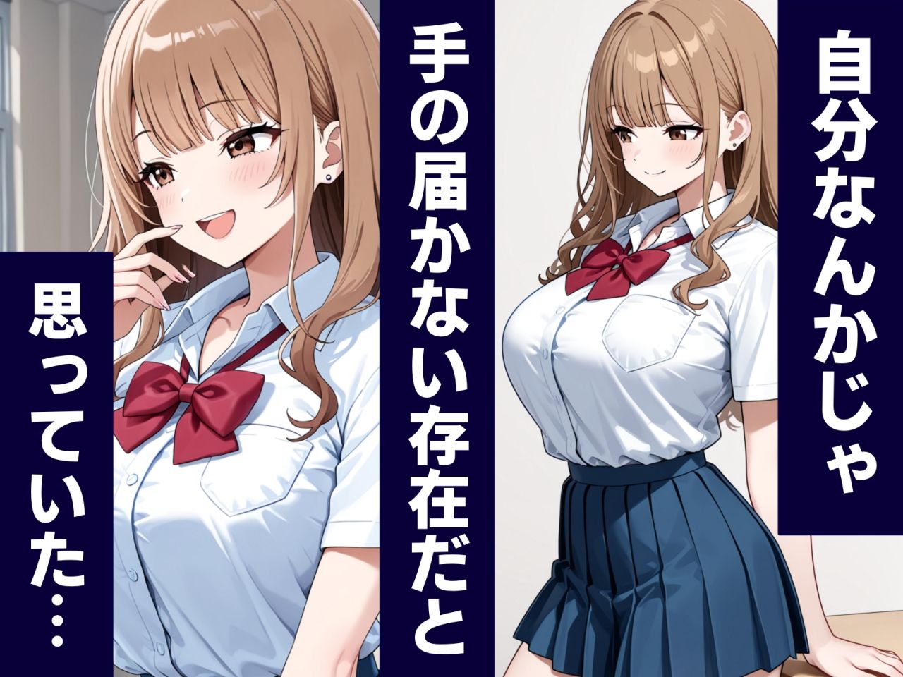 クラスの一軍ギャルと性処理ペアになれた話 - サンプル画像 3