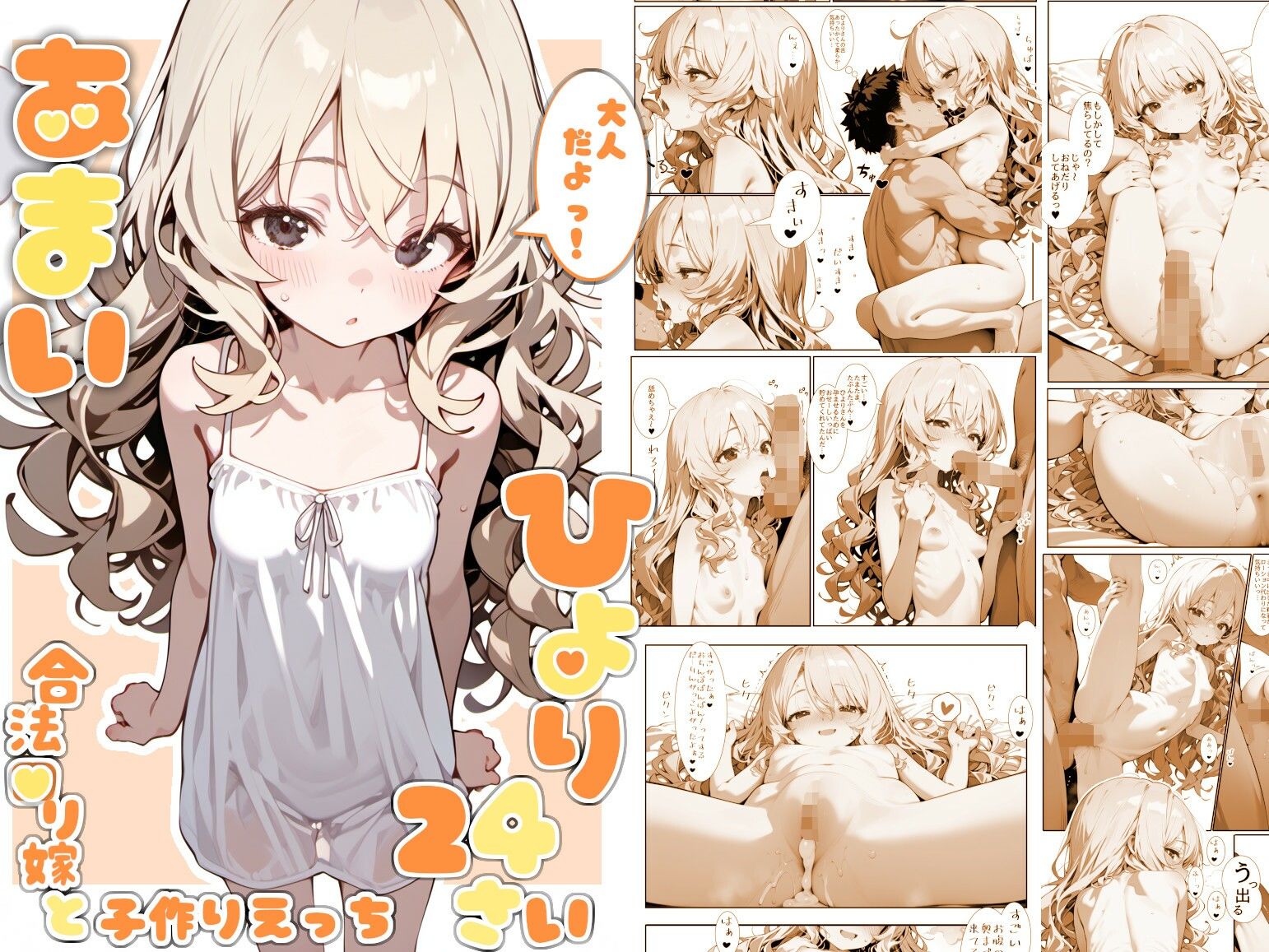 甘井ひより24〜合法●リ嫁と子作りえっち〜 - サンプル画像 1