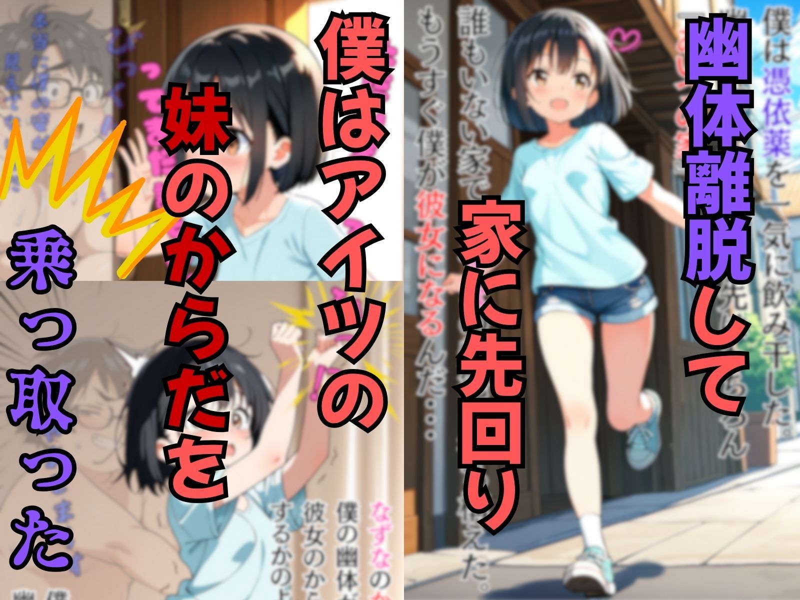 復讐憑依 ―いじめっ子の妹のからだを乗っ取った―（前編） - サンプル画像 4