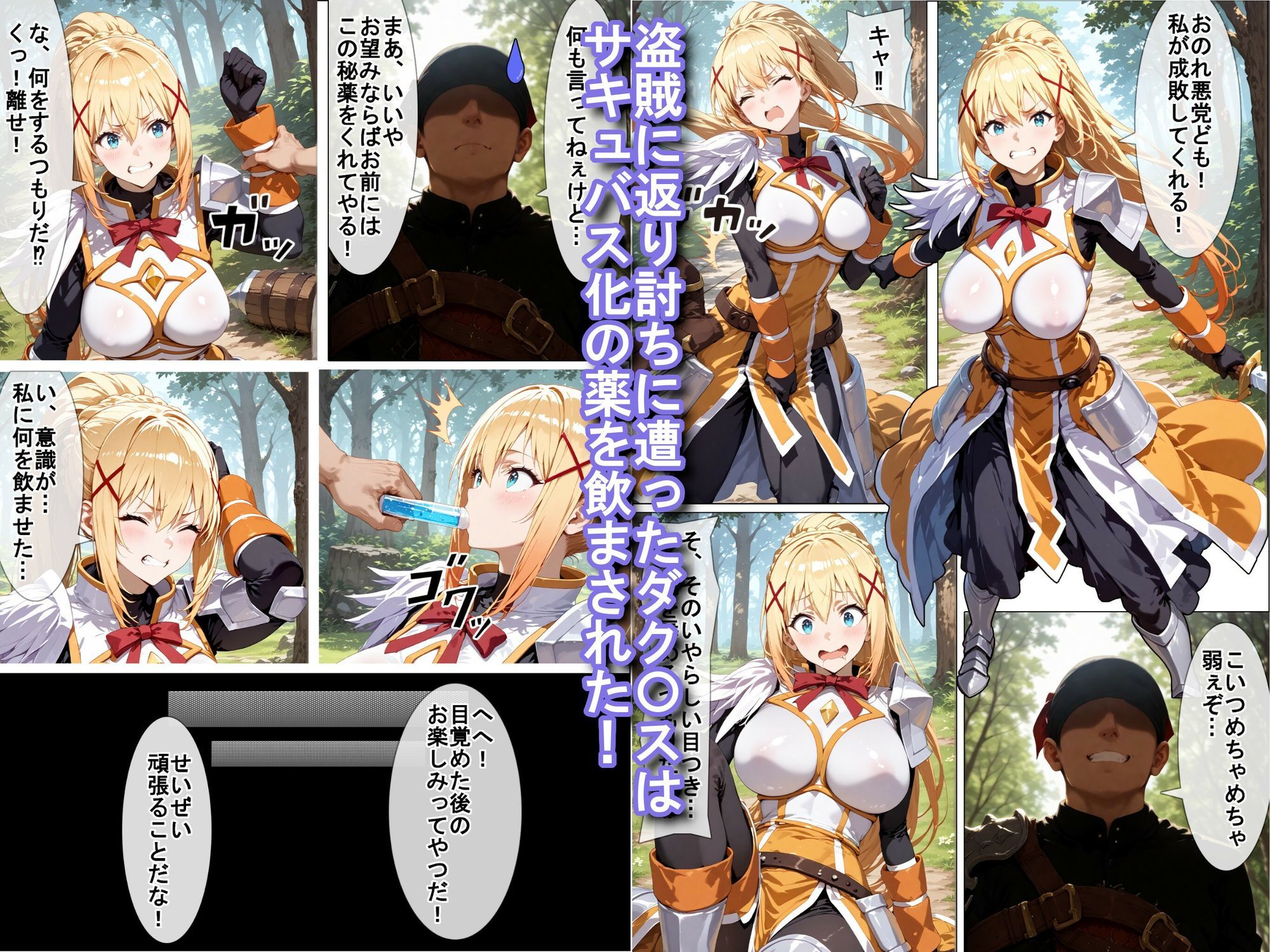 サキュバスの館で働くことになったダク〇スを好き放題する話 - サンプル画像 1