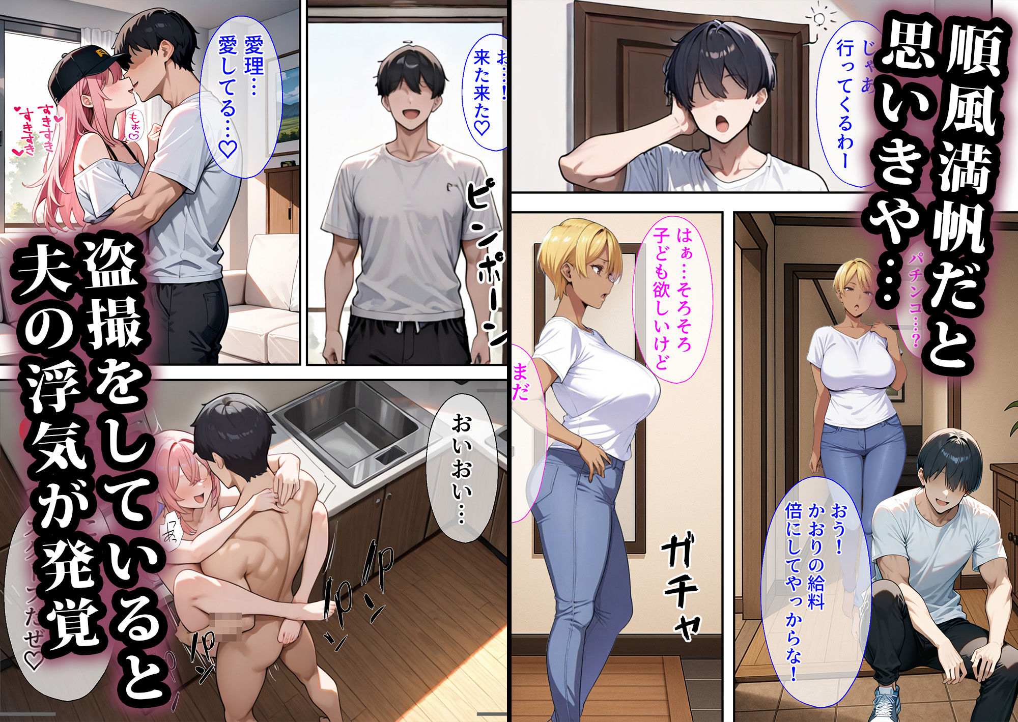 寝取られマンション〜元ヤン人妻編 - サンプル画像 2