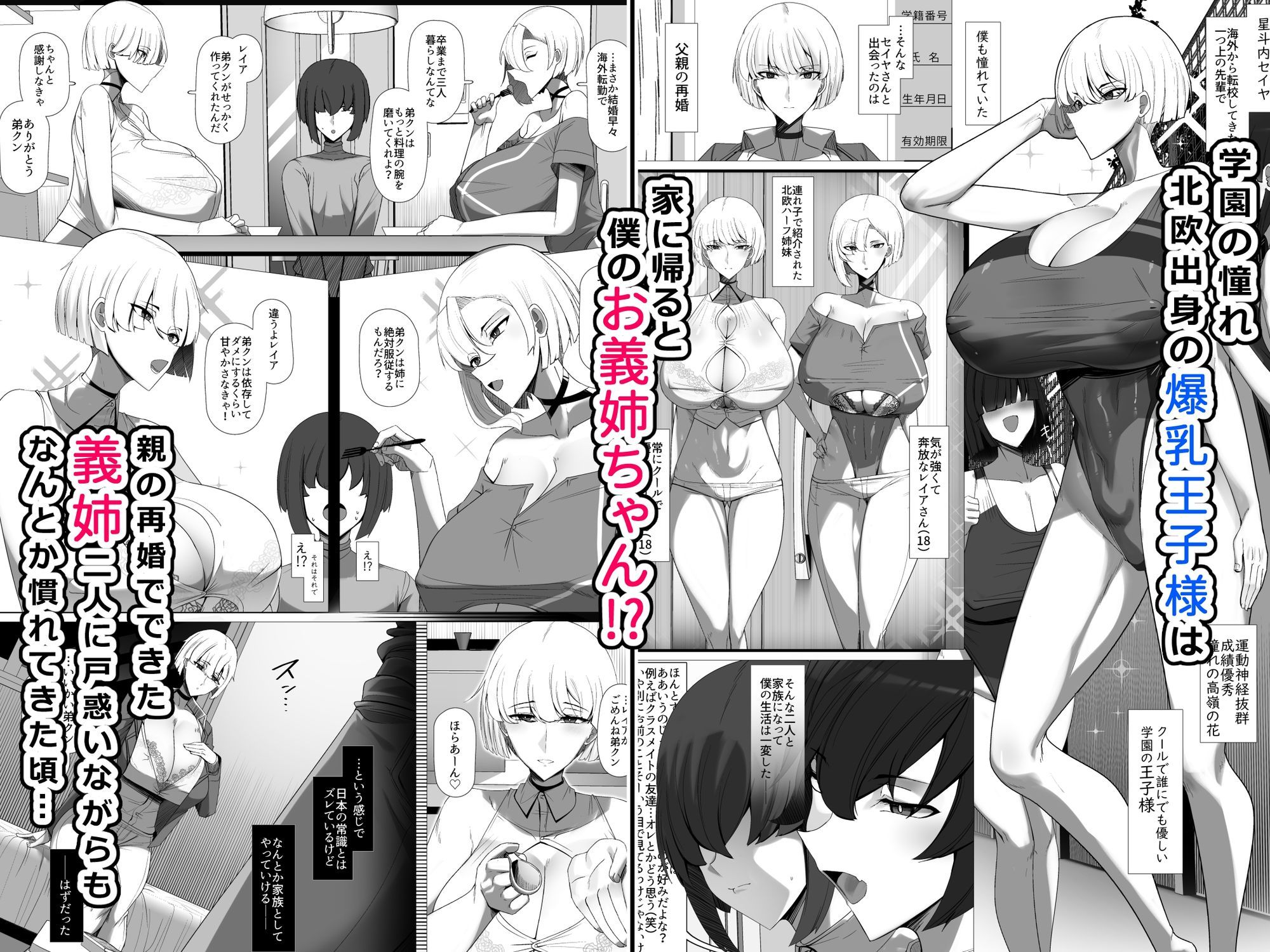 君のお嫁さんは北欧ハーフ王子様系デカチチボーイッシュお義姉ちゃん - サンプル画像 1