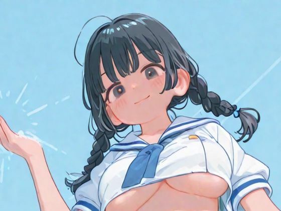 夕立びしょ濡れ女子校生 - サンプル画像 5