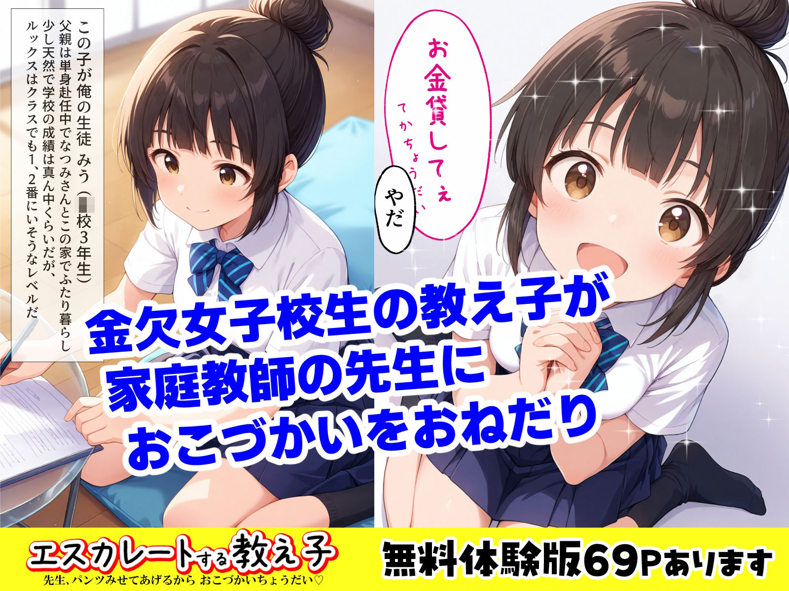 エスカレートする教え子〜先生、パンツみせてあげるからおこづかいちょうだい〜 - サンプル画像 2