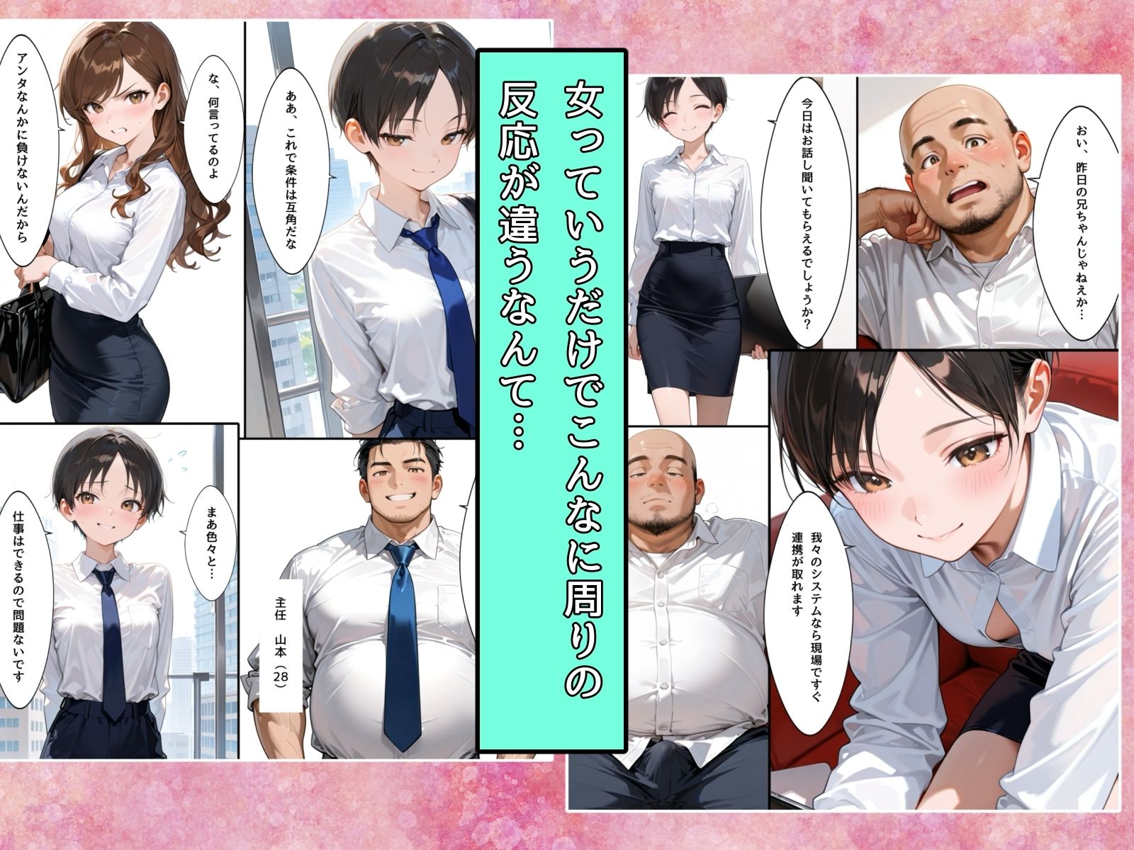 女体化アプリに課金してOL性活はじめました - サンプル画像 3