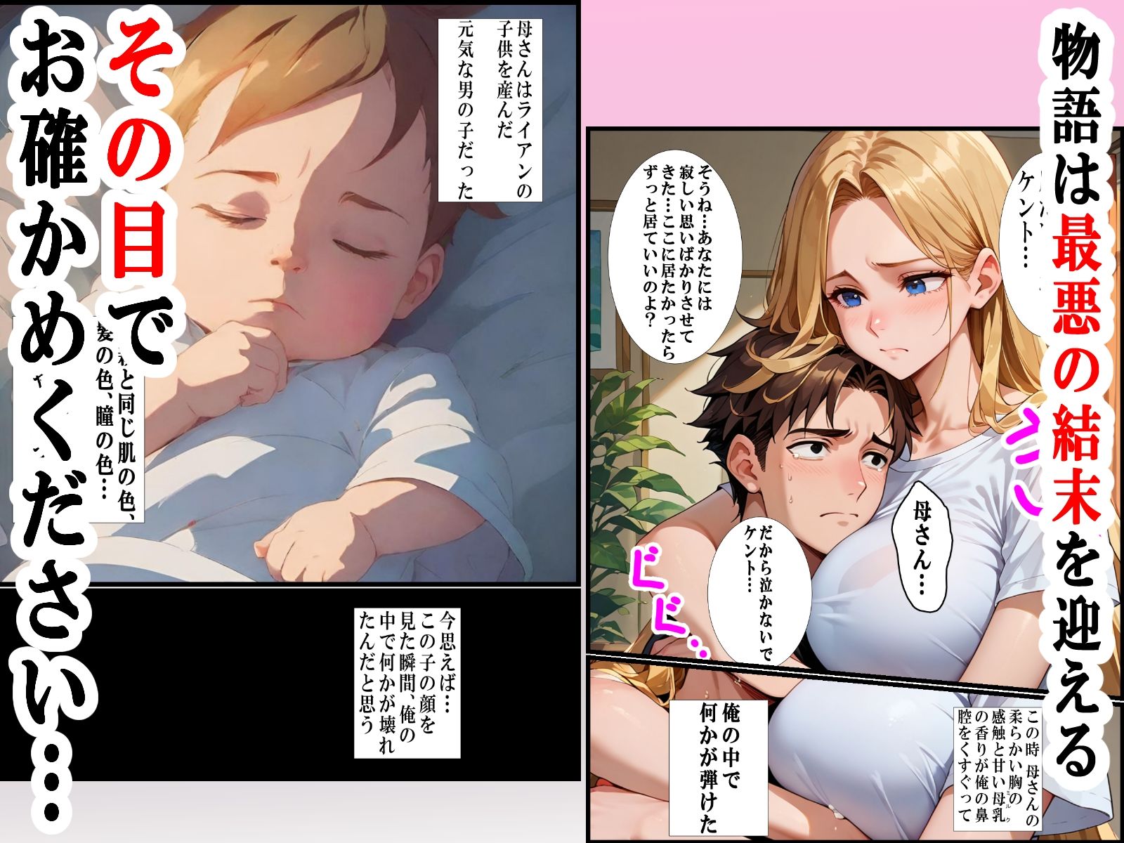 母の子宮を奪われる〜俺の金髪白人母を孕ませたのはクラスの同級生でした - サンプル画像 10