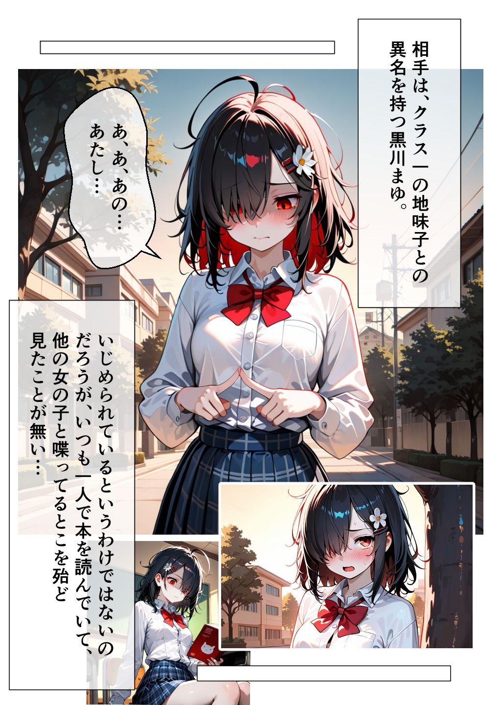 クラス一の地味子と付き合ってエッチする話 - サンプル画像 1