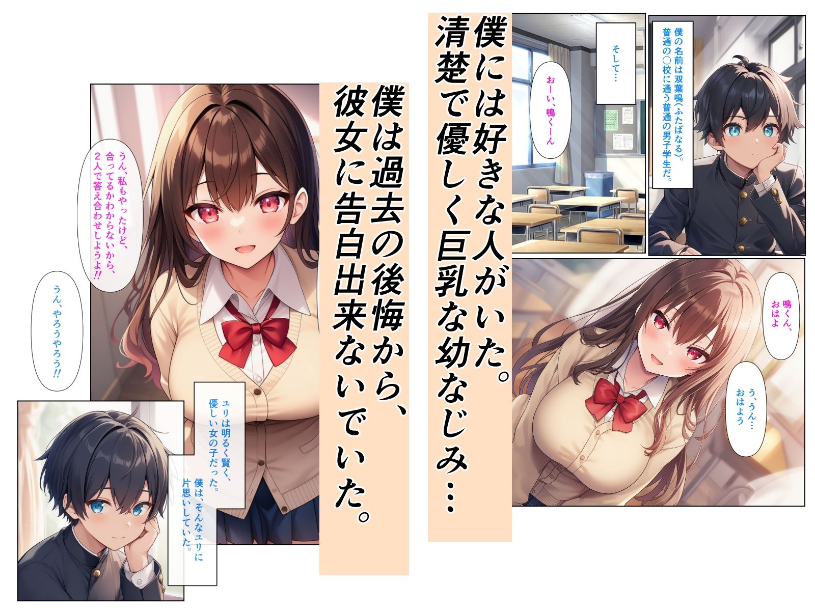 男の僕が女体化ふたなり美少女になったら、憧れの幼なじみに溺愛ラブラブエッチさせられた話 - サンプル画像 2