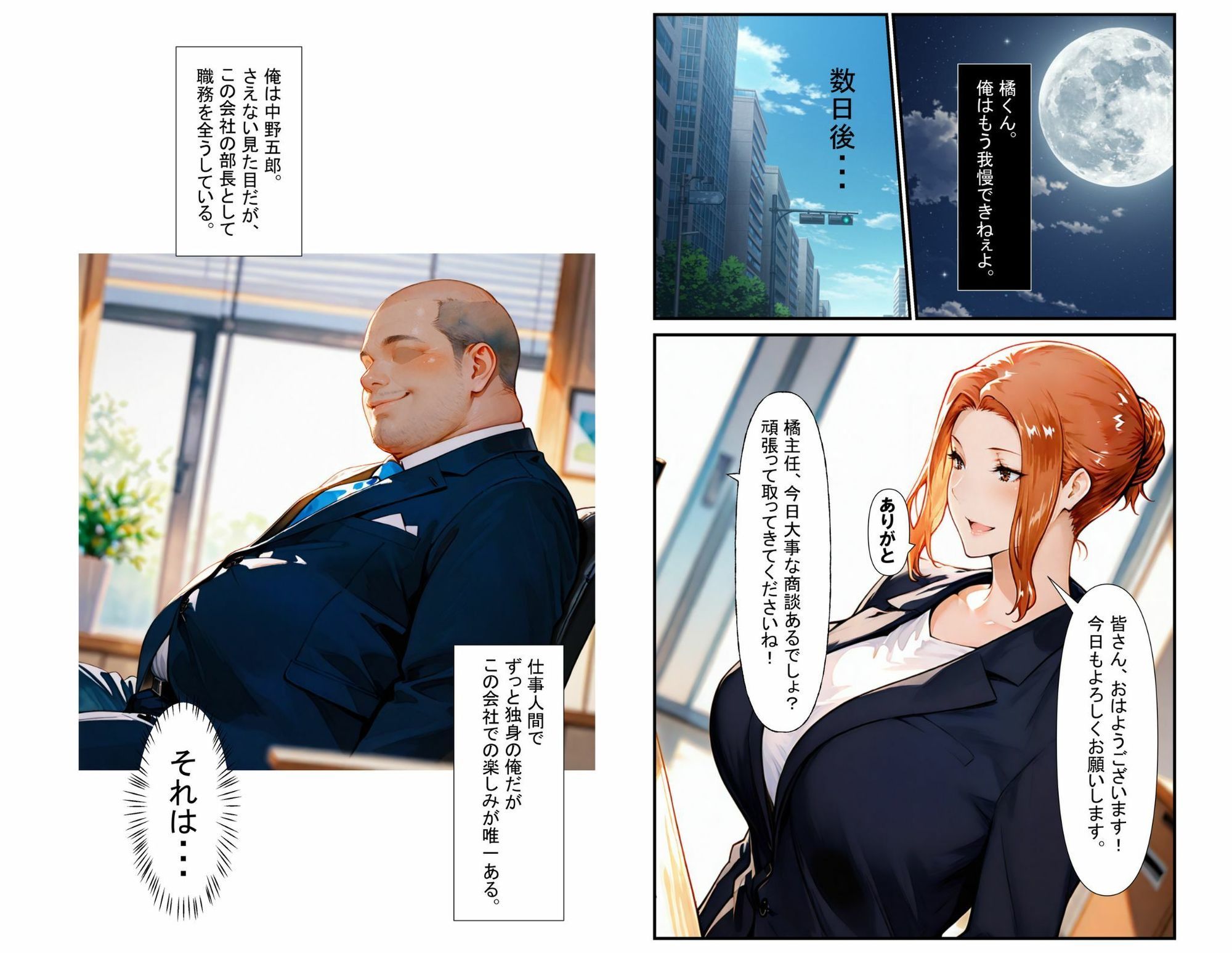 橘さん家のNTR事情  上司のデカチンに犯●れる  京香編 - サンプル画像 4