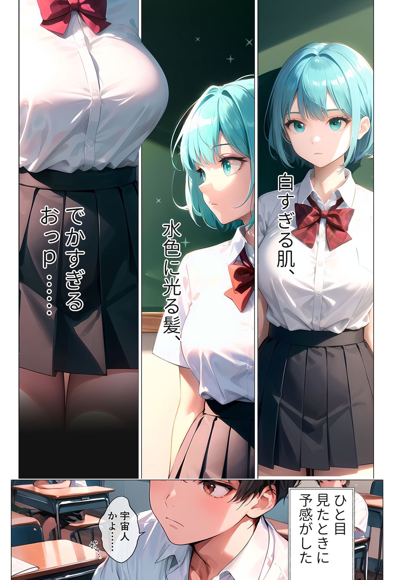 巨乳な××生にヤリたい放題 合冊版 - サンプル画像 2