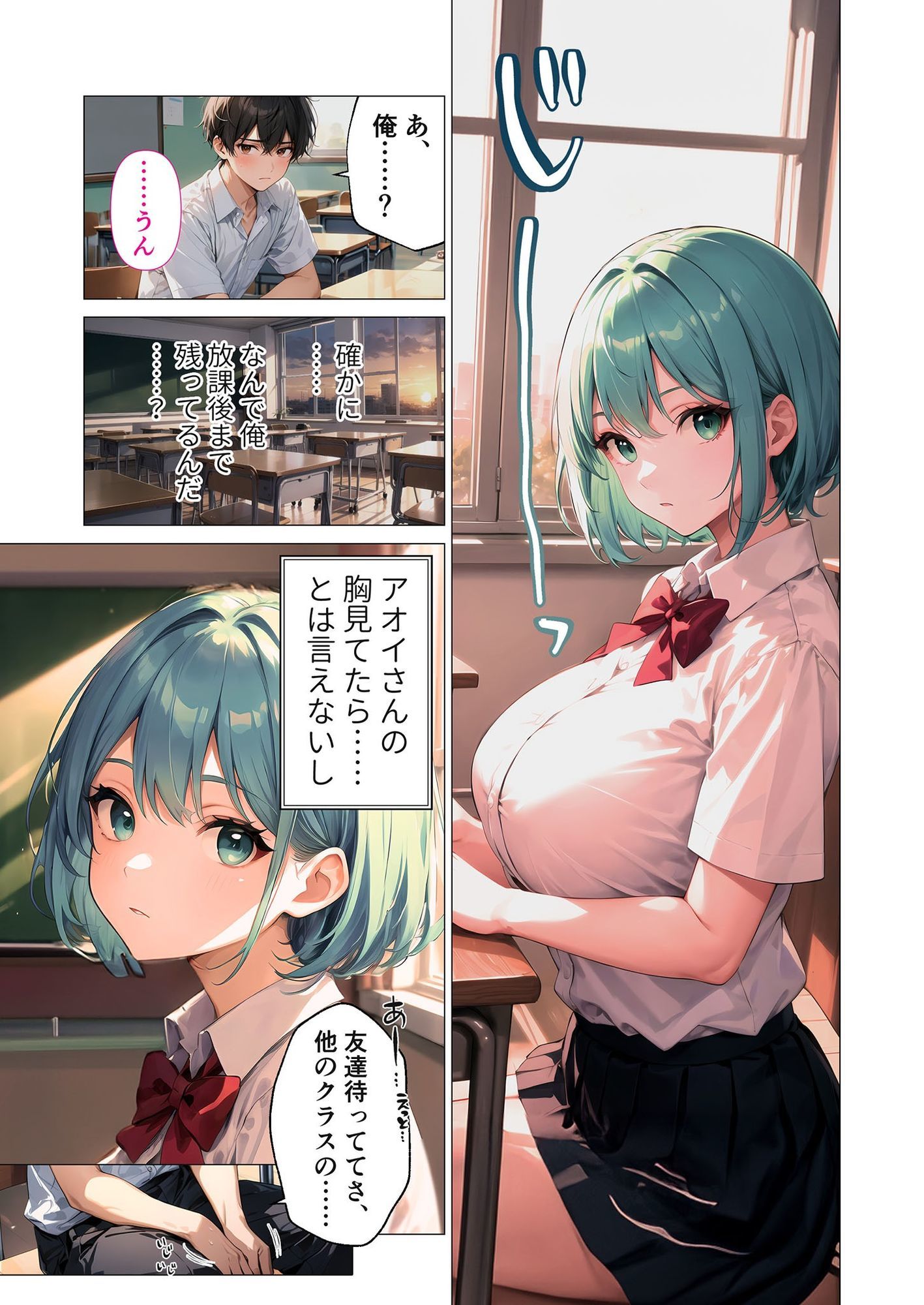 巨乳な××生にヤリたい放題 合冊版 - サンプル画像 8