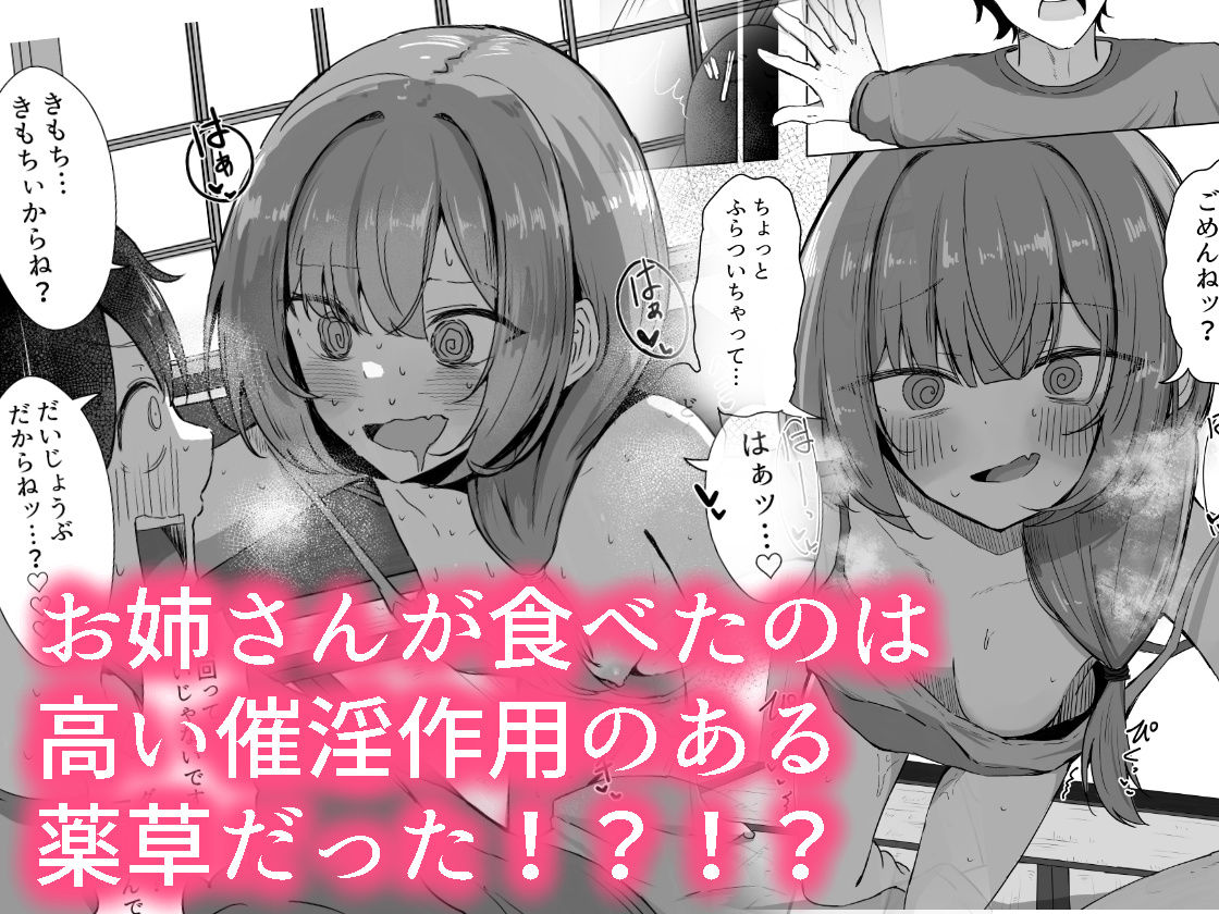 山菜テンプテーション  〜薬草で発情したちょっぴりMのお姉さんが止まってくれない。〜 - サンプル画像 3