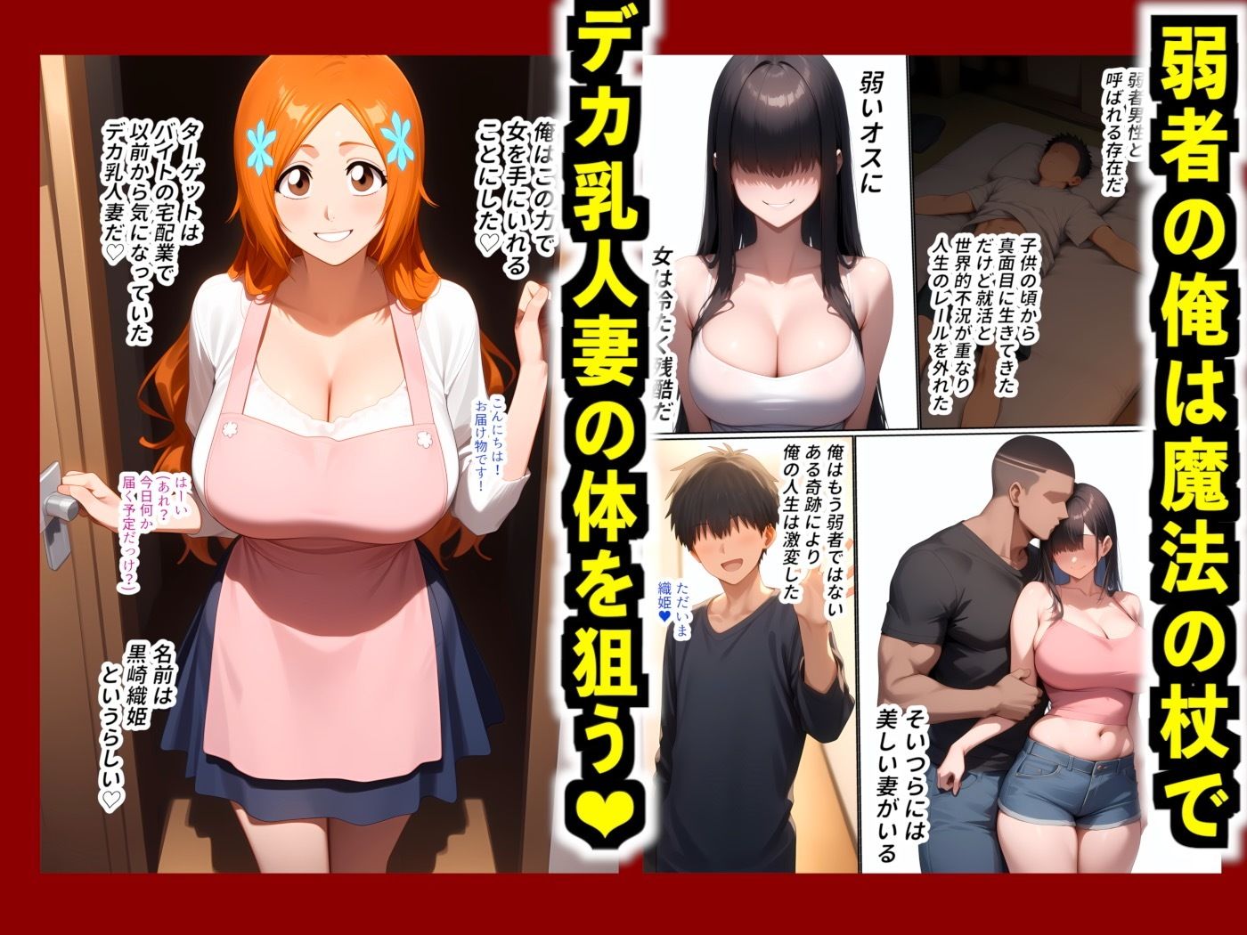 催●で井●織姫を寝とったら…最初は反抗するが放尿＆アナル責めで快楽堕ち…俺の子を妊娠＆出産した話 - サンプル画像 1